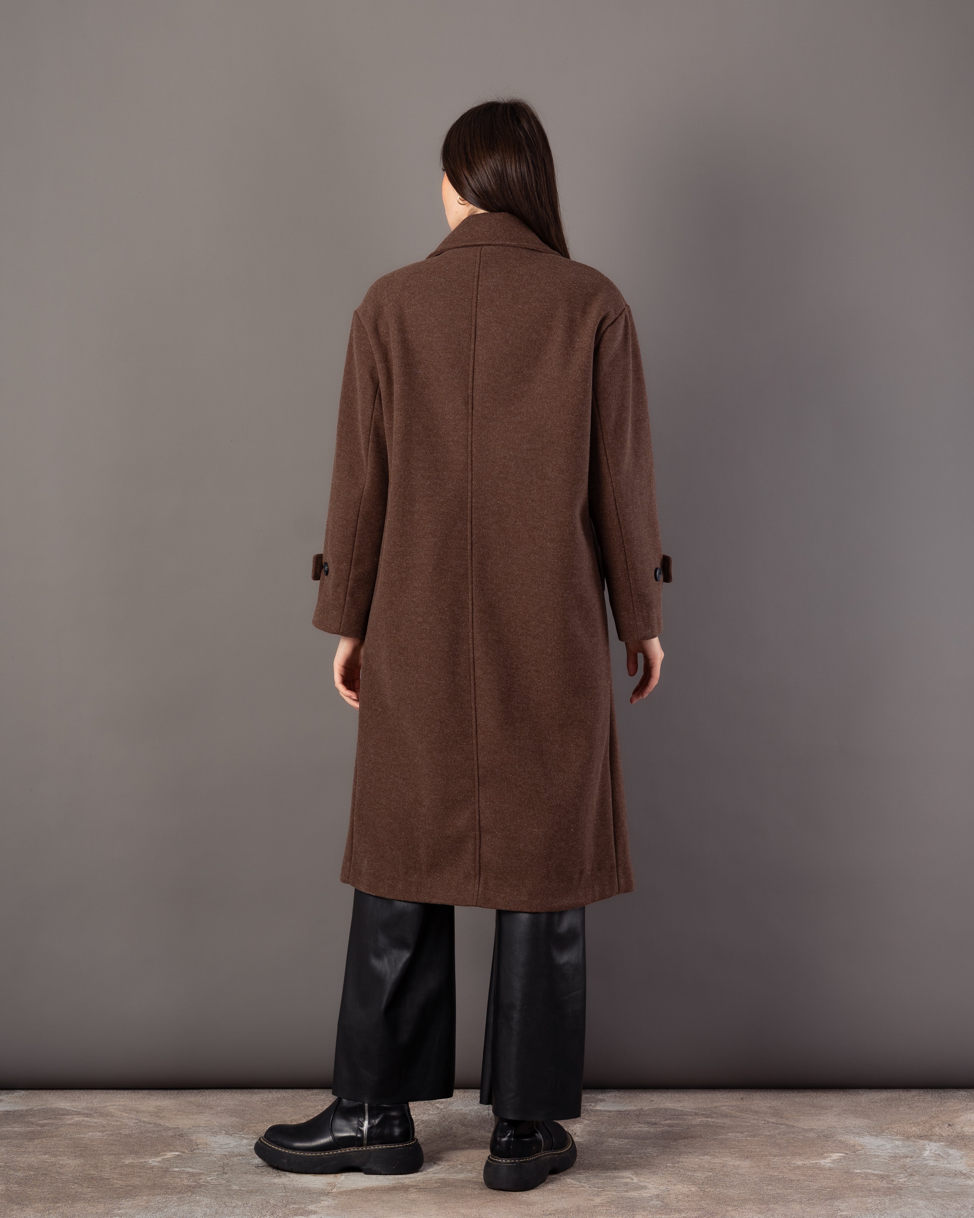 Plain Trench Coat – (2 Buttons)