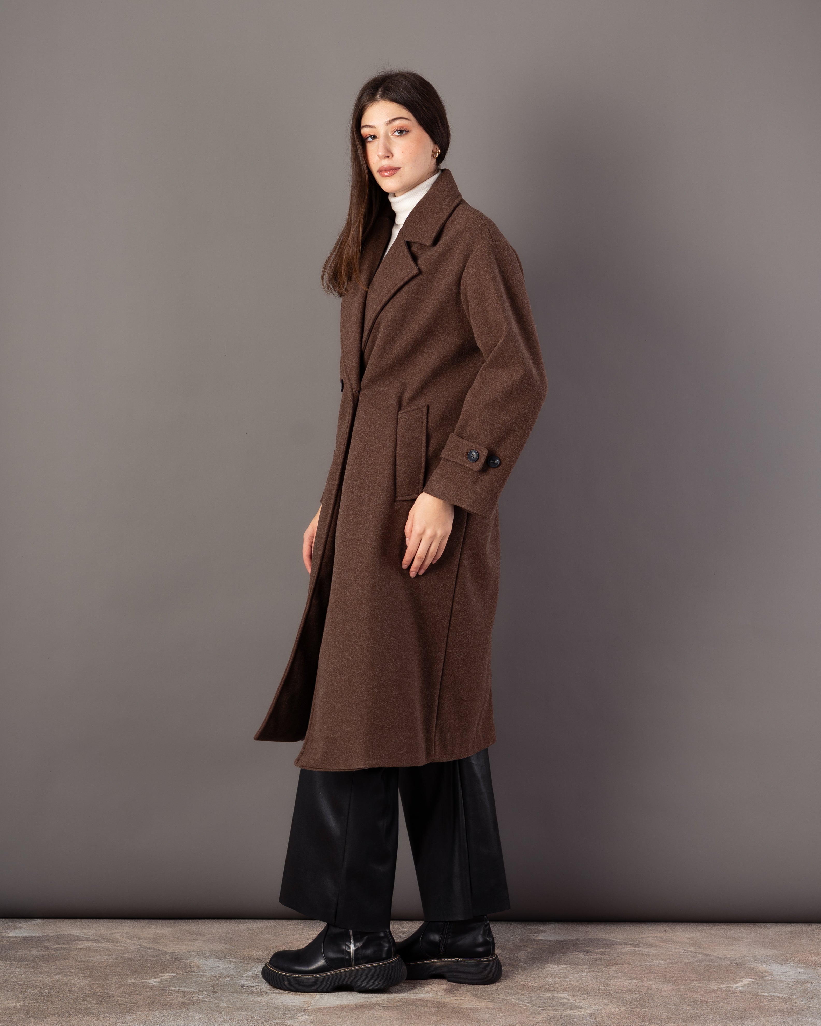 Plain Trench Coat – (2 Buttons)