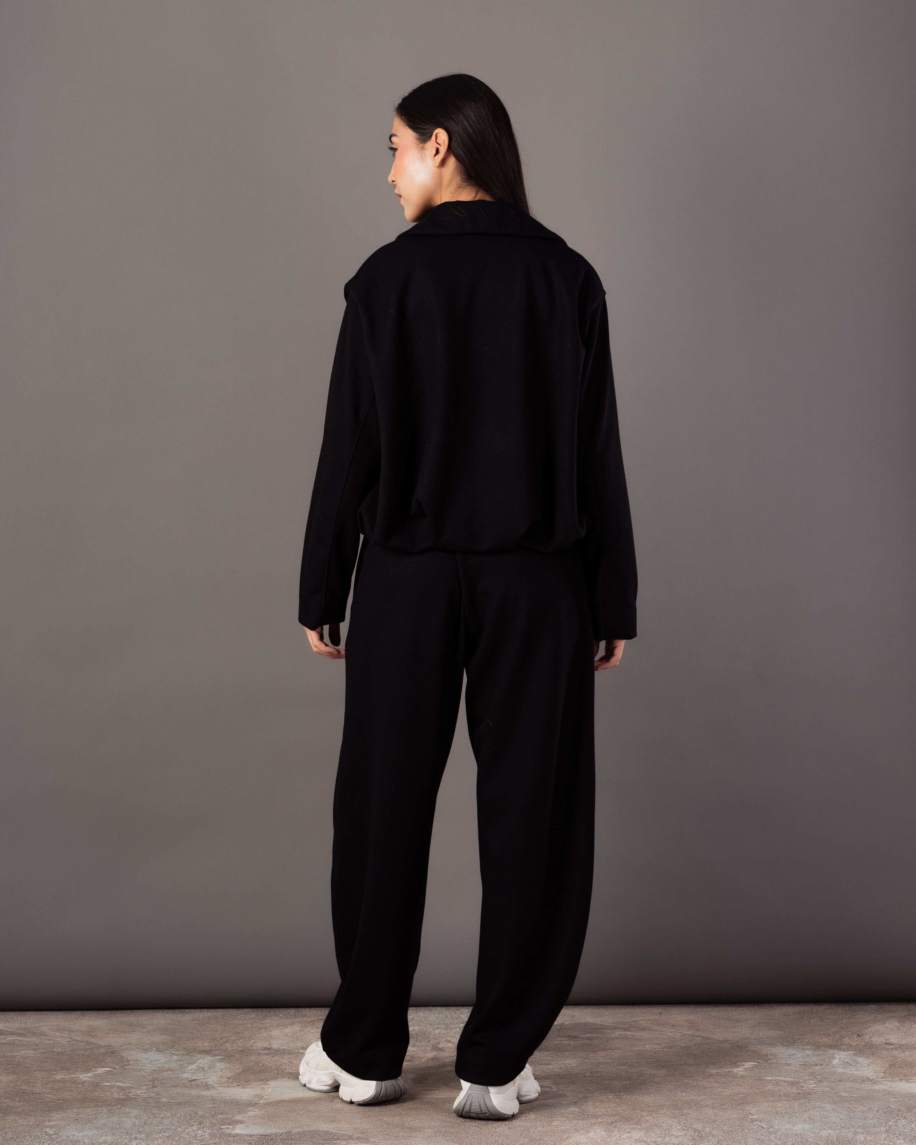 Zipper Sweatshirt – Plain (Collar)