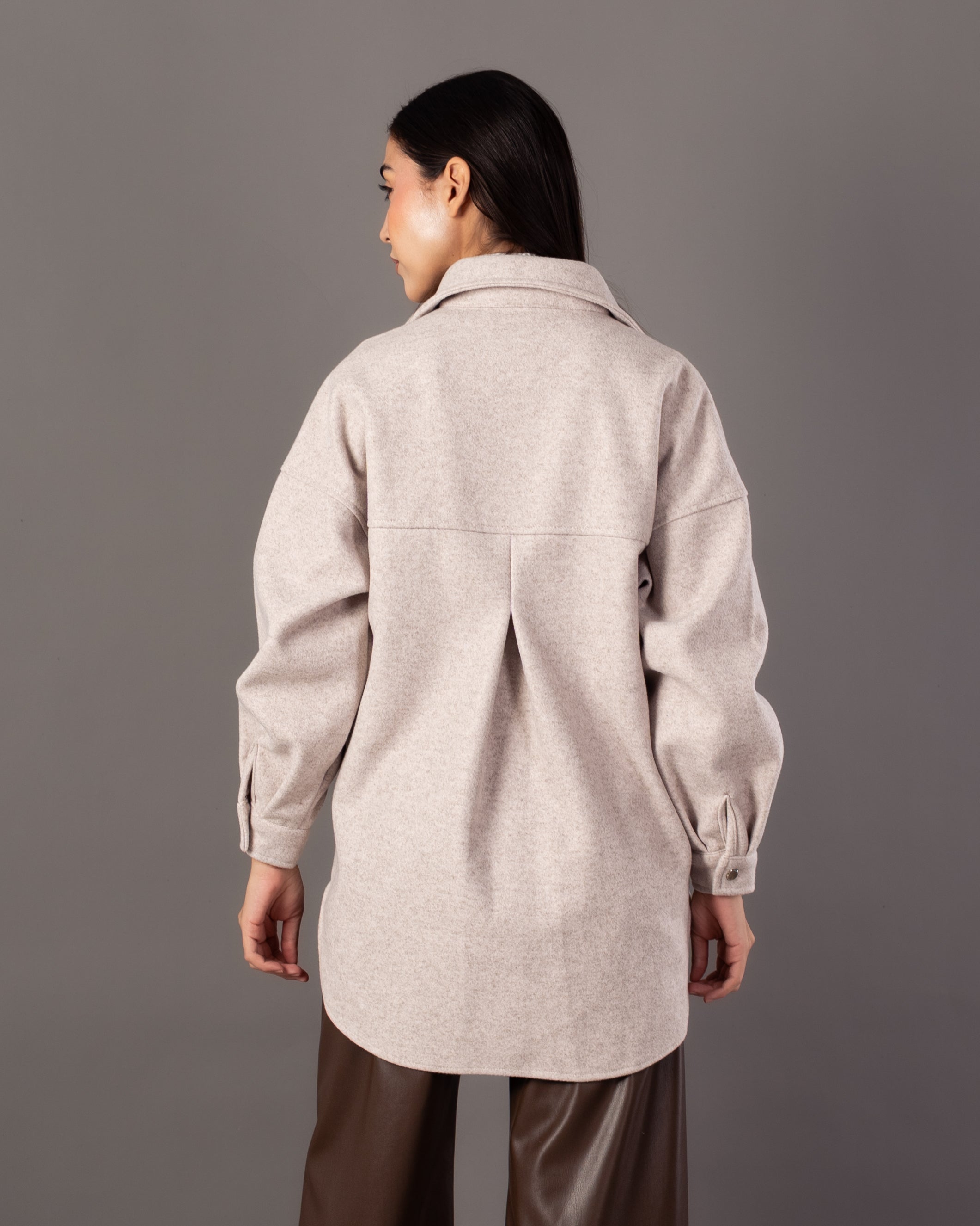 Plain Wool Jacket – Capsule Buttons