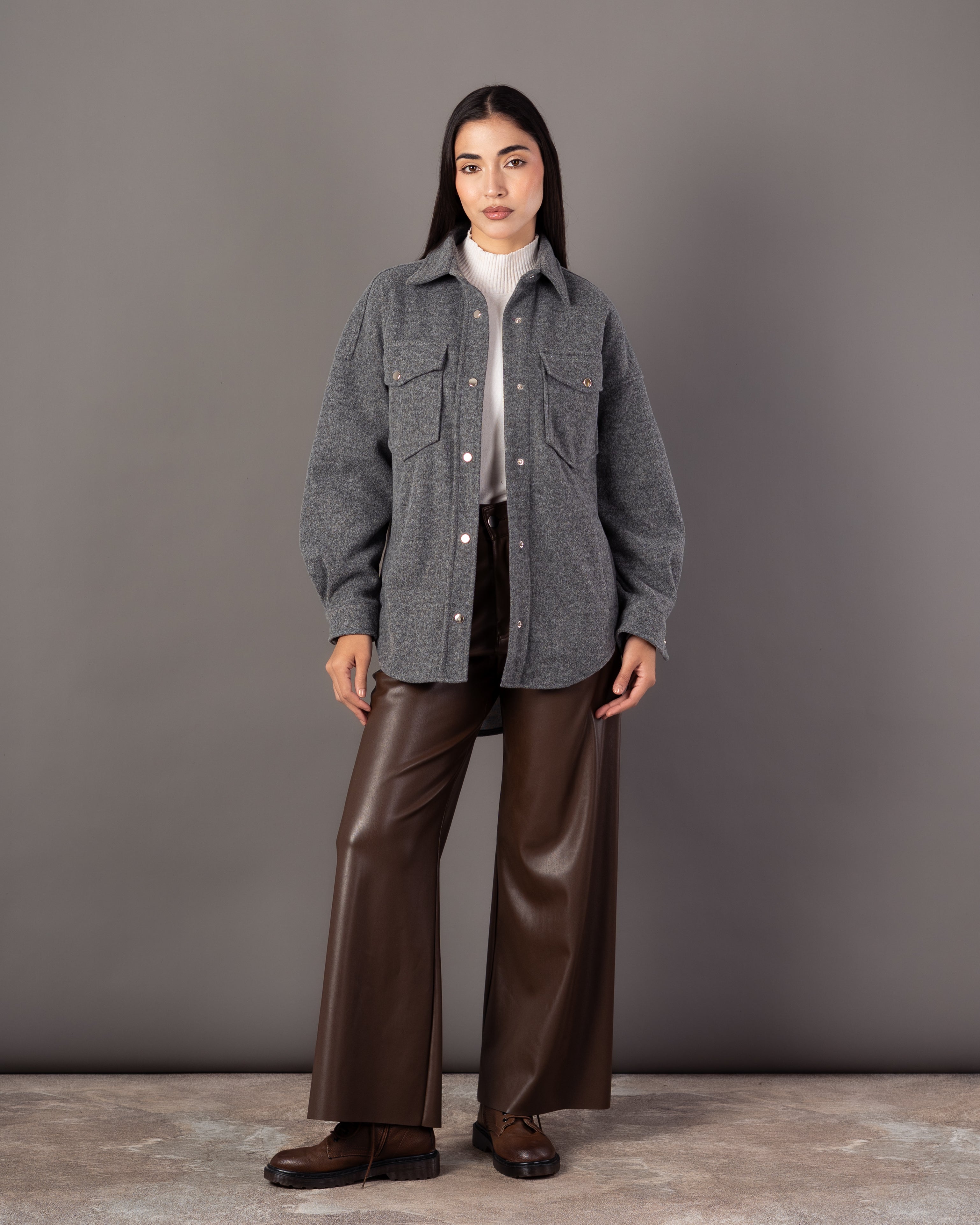 Plain Wool Jacket – Capsule Buttons