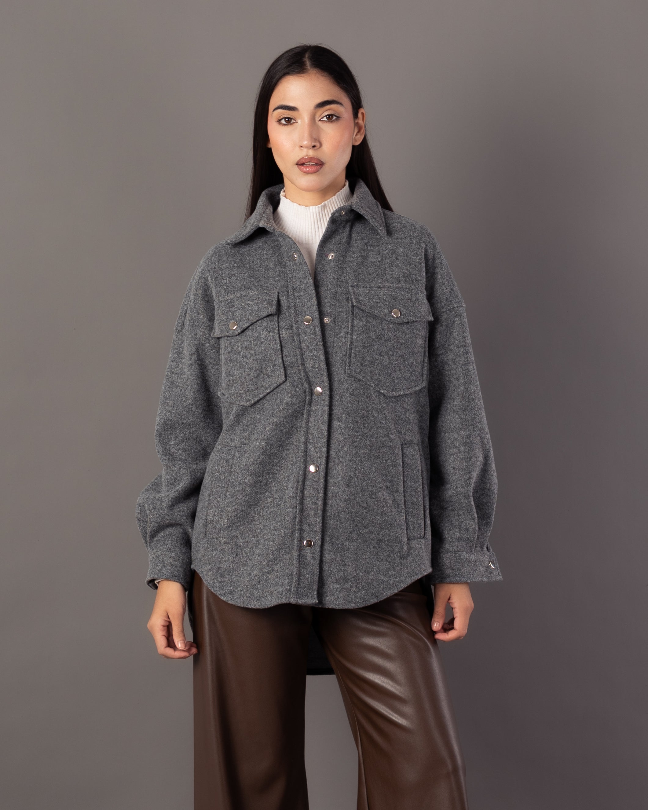 Plain Wool Jacket – Capsule Buttons