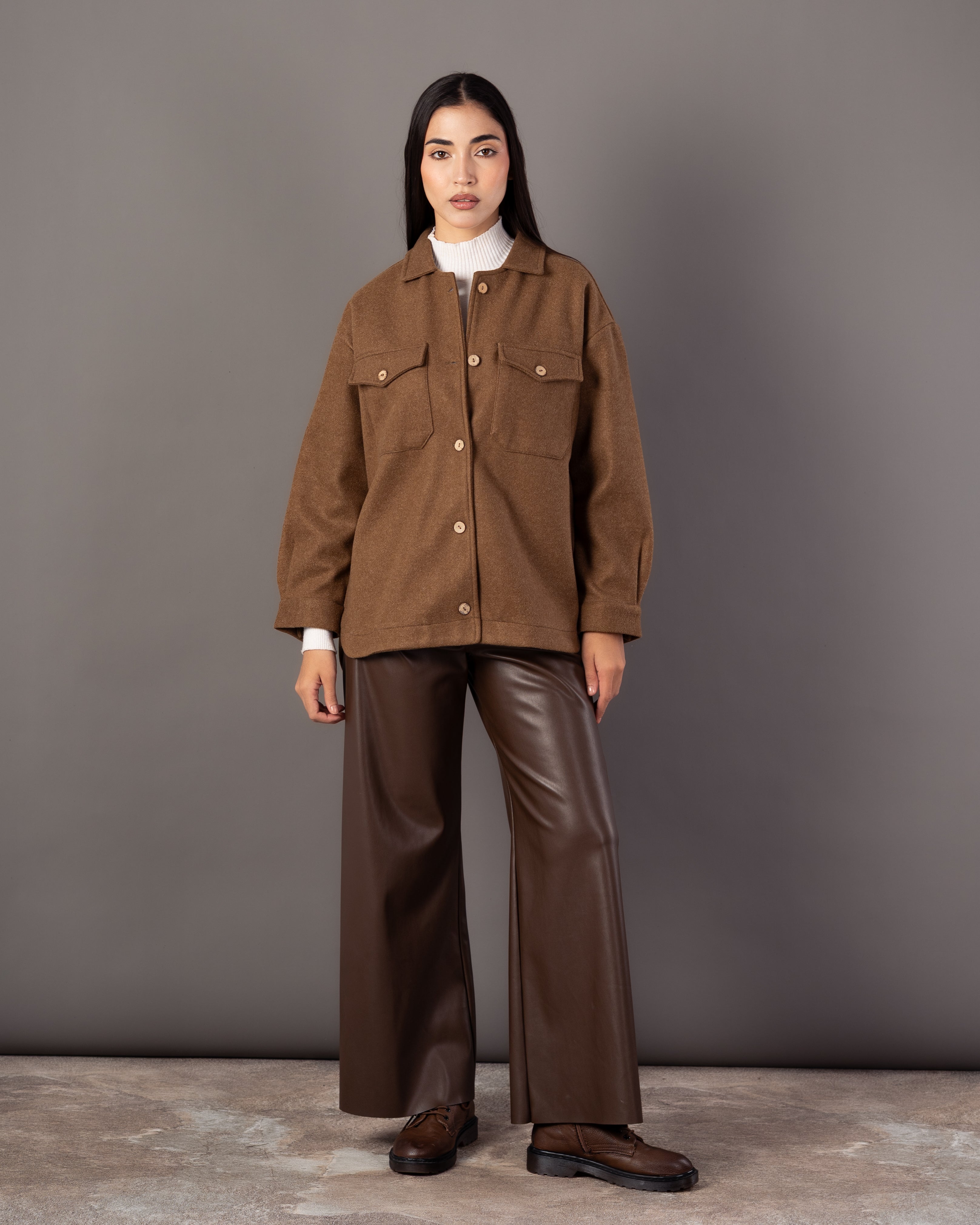 Wool Jacket – Plain (Small - Wooden Buttons)