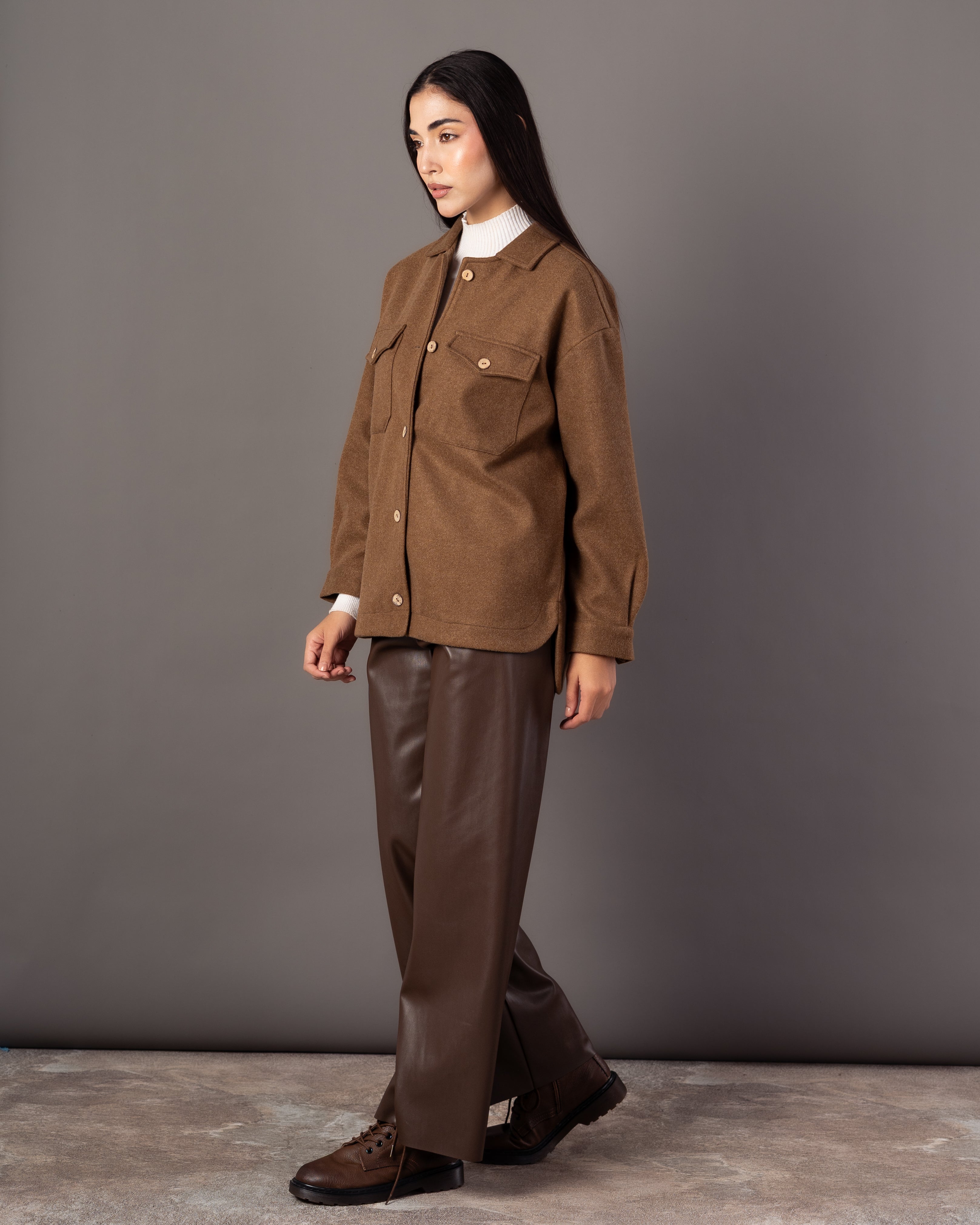 Wool Jacket – Plain (Small - Wooden Buttons)