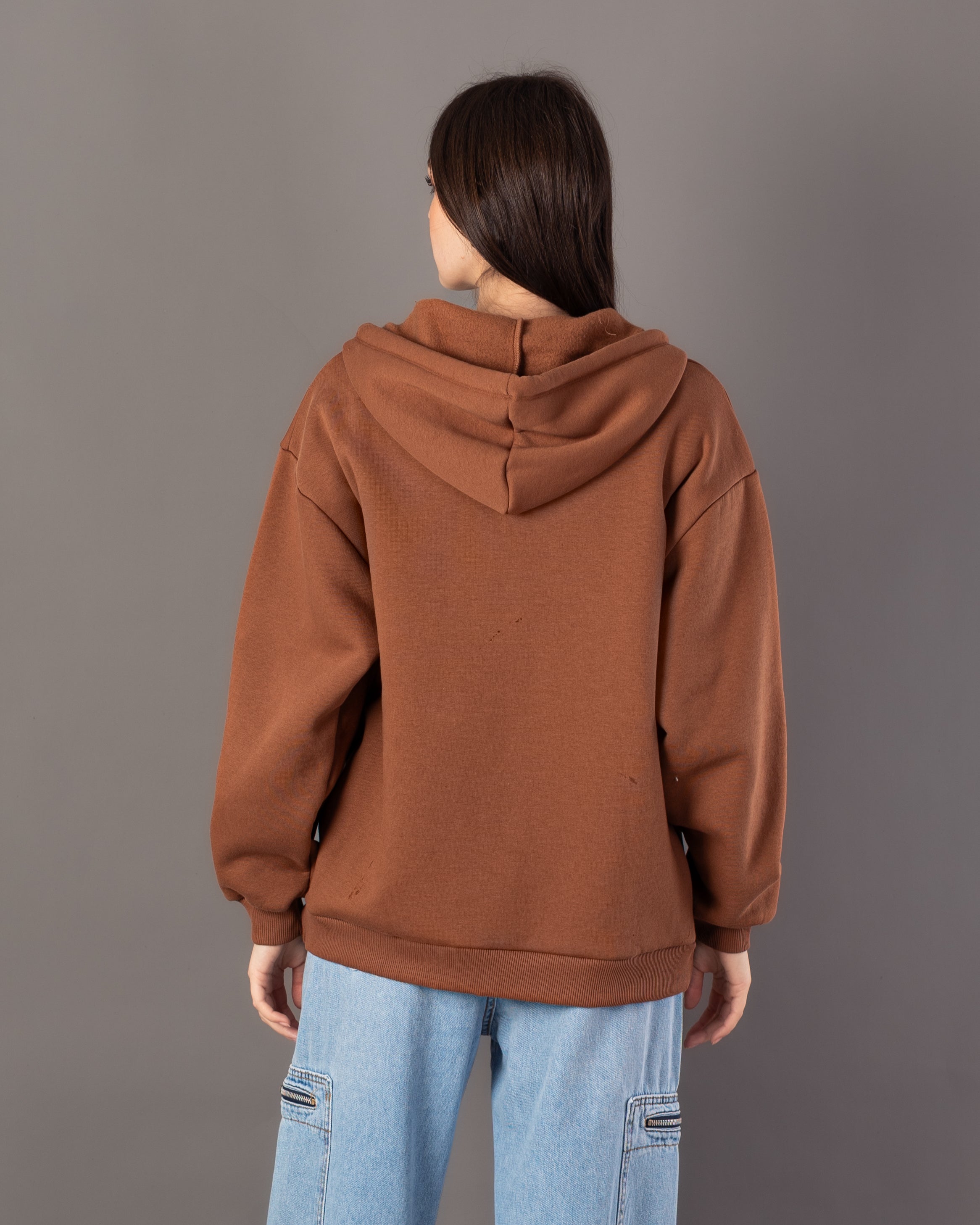 Plain Sweatshirt – Zipper