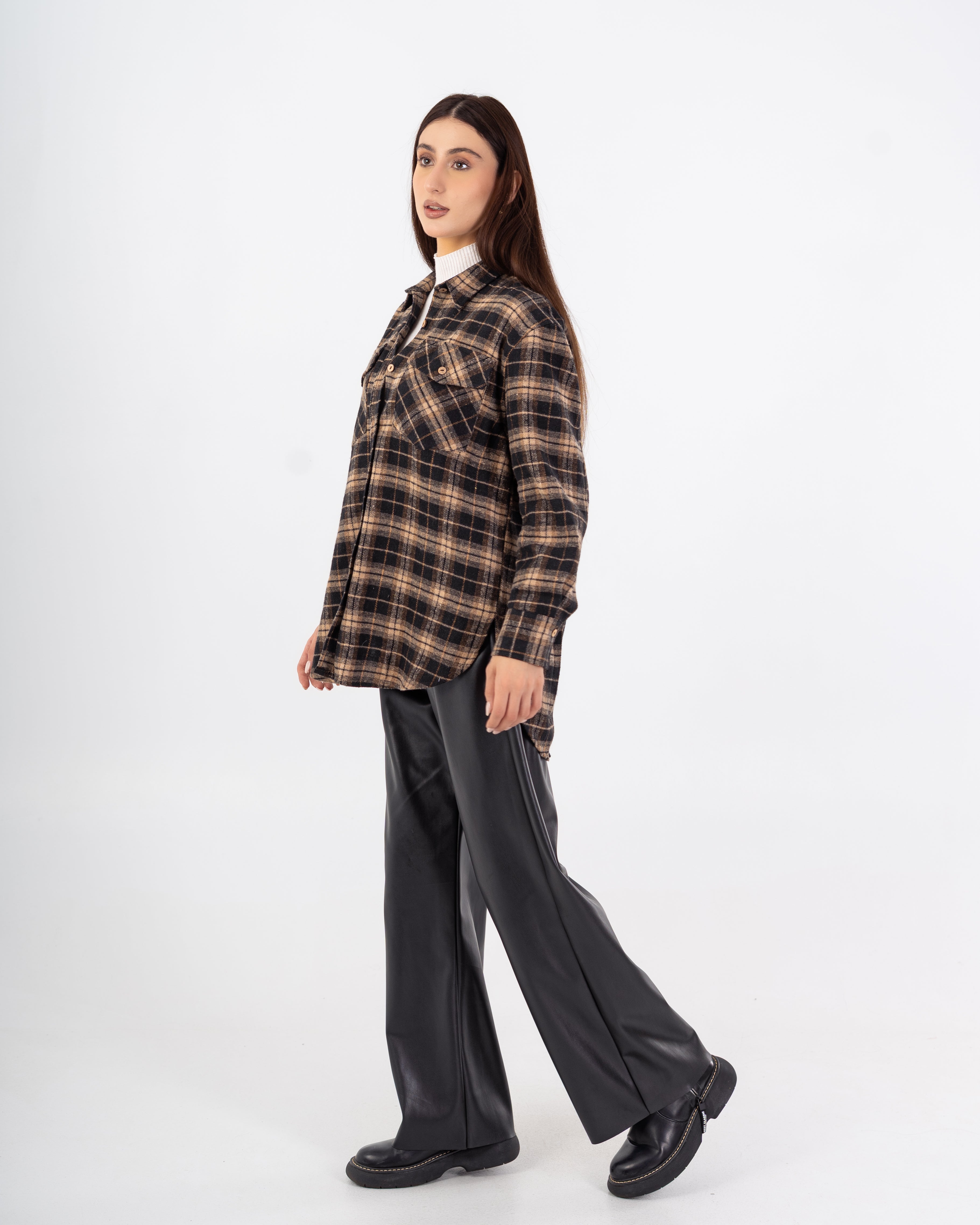 قميص منقوش – جيوب (مربعات منقوشة)