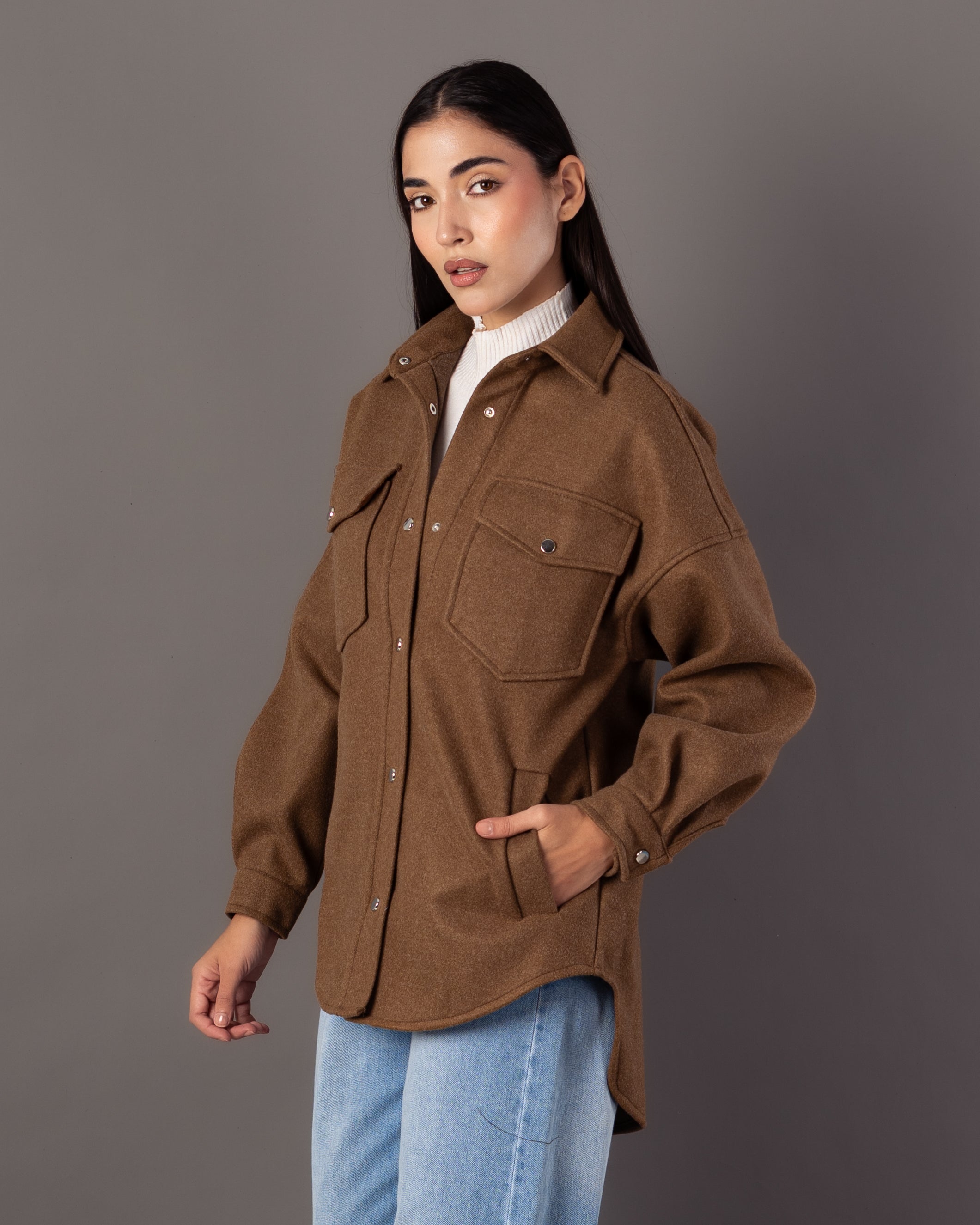 Plain Wool Jacket – Capsule Buttons