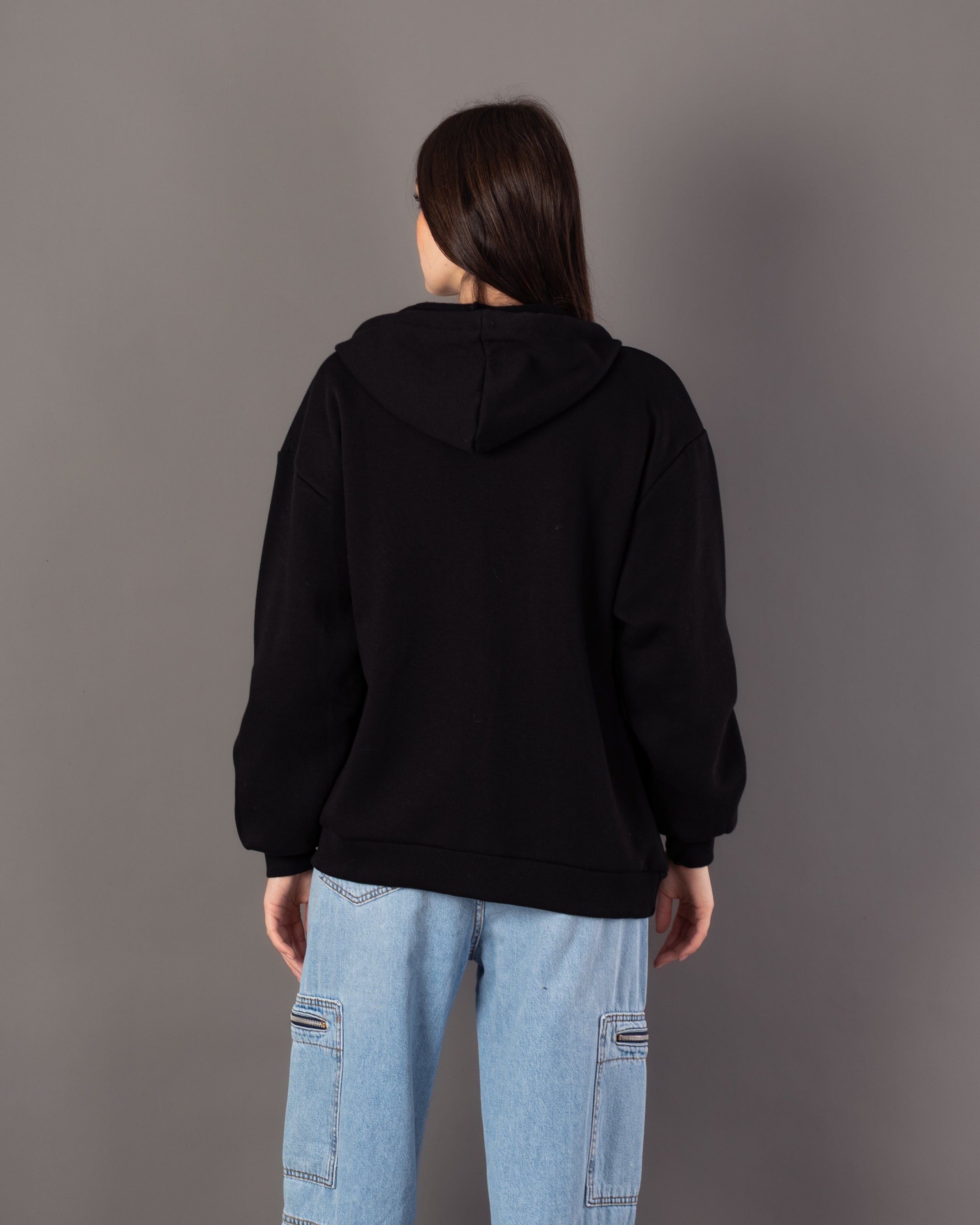 Plain Sweatshirt – Zipper