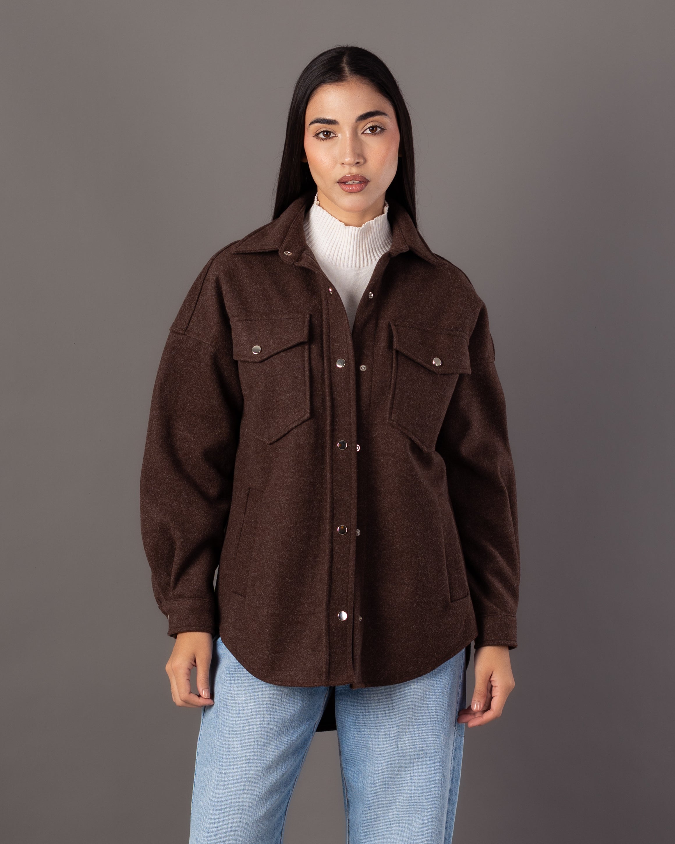 Plain Wool Jacket – Capsule Buttons