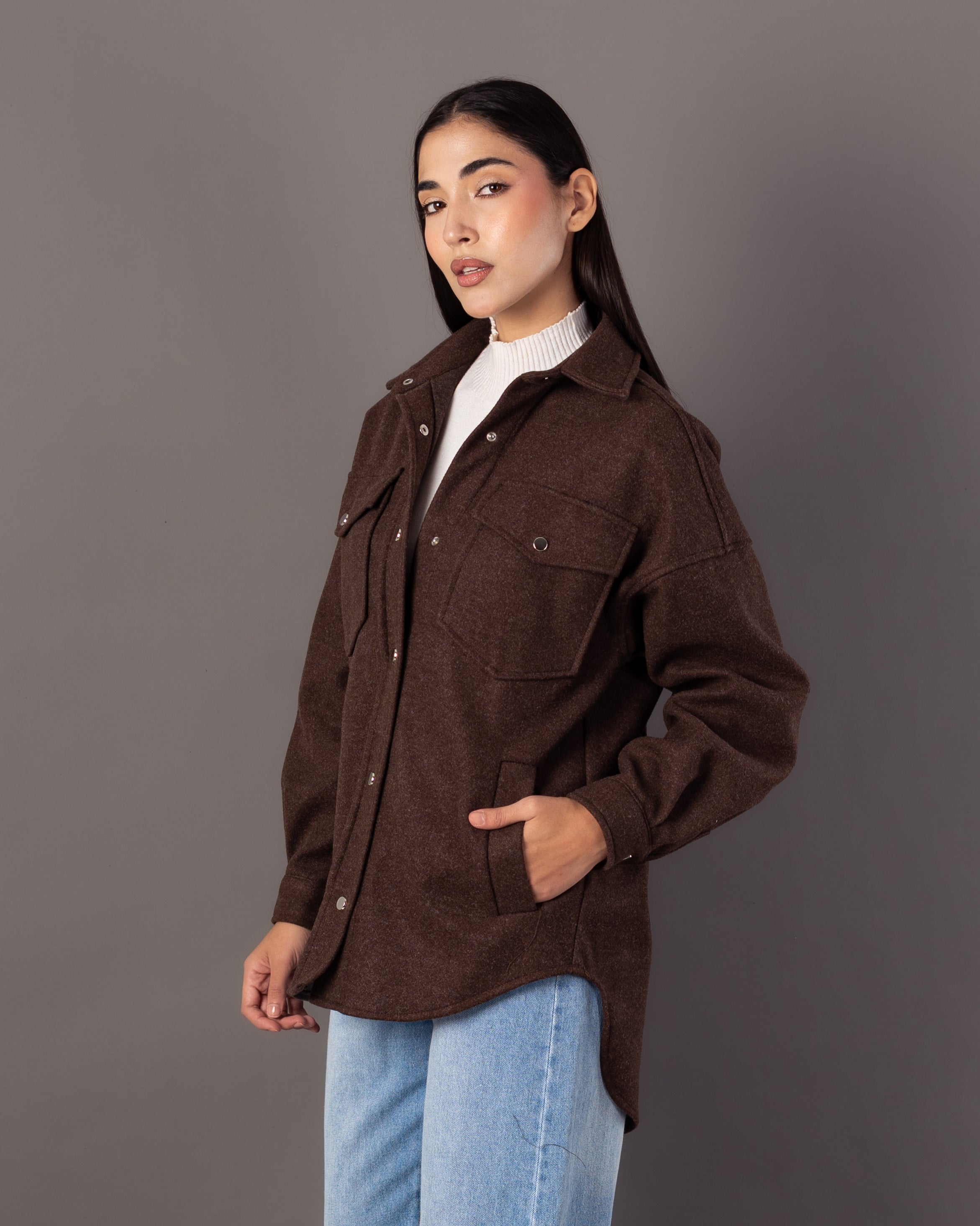 Plain Wool Jacket – Capsule Buttons