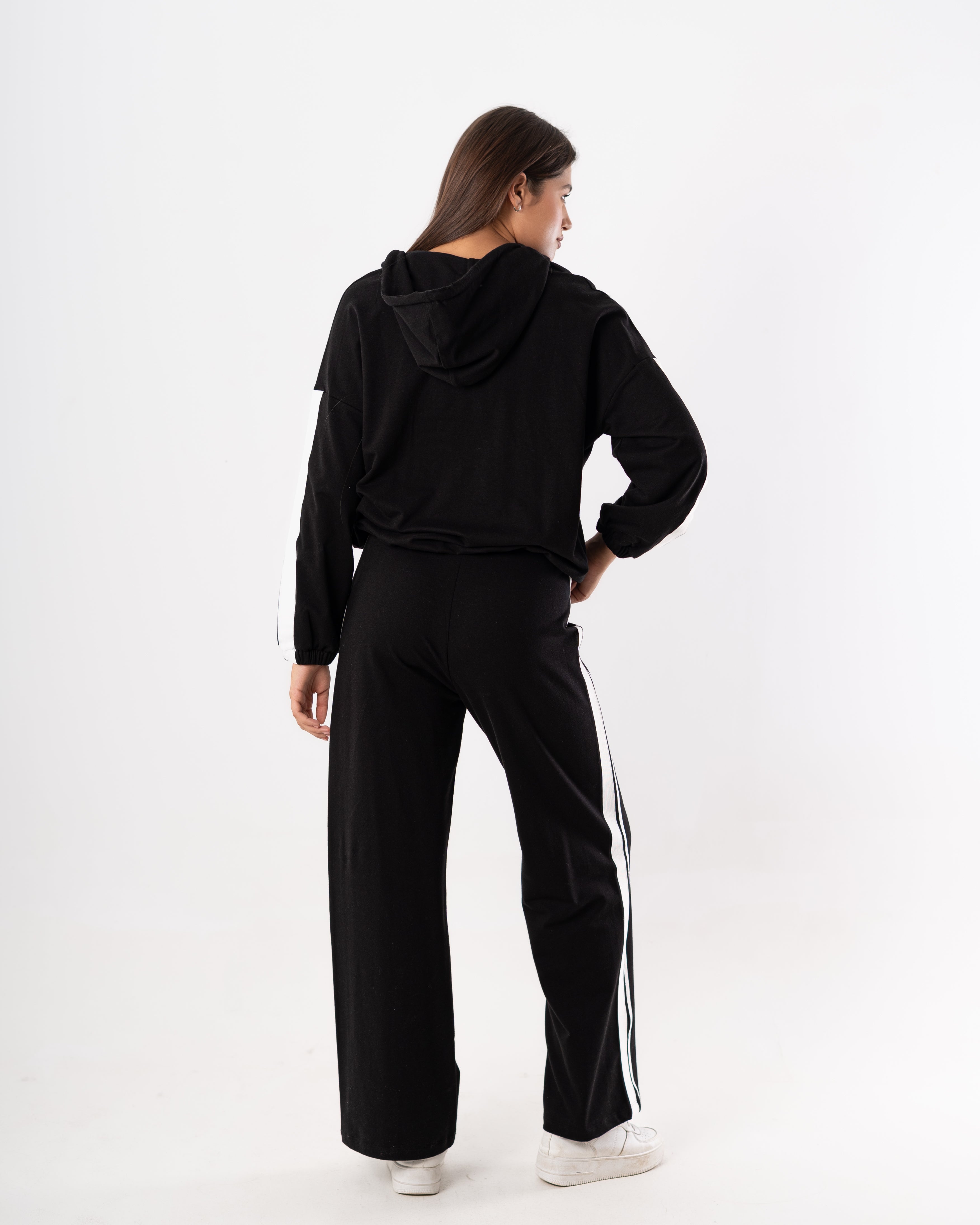 sweatshirt  -  with side stripe