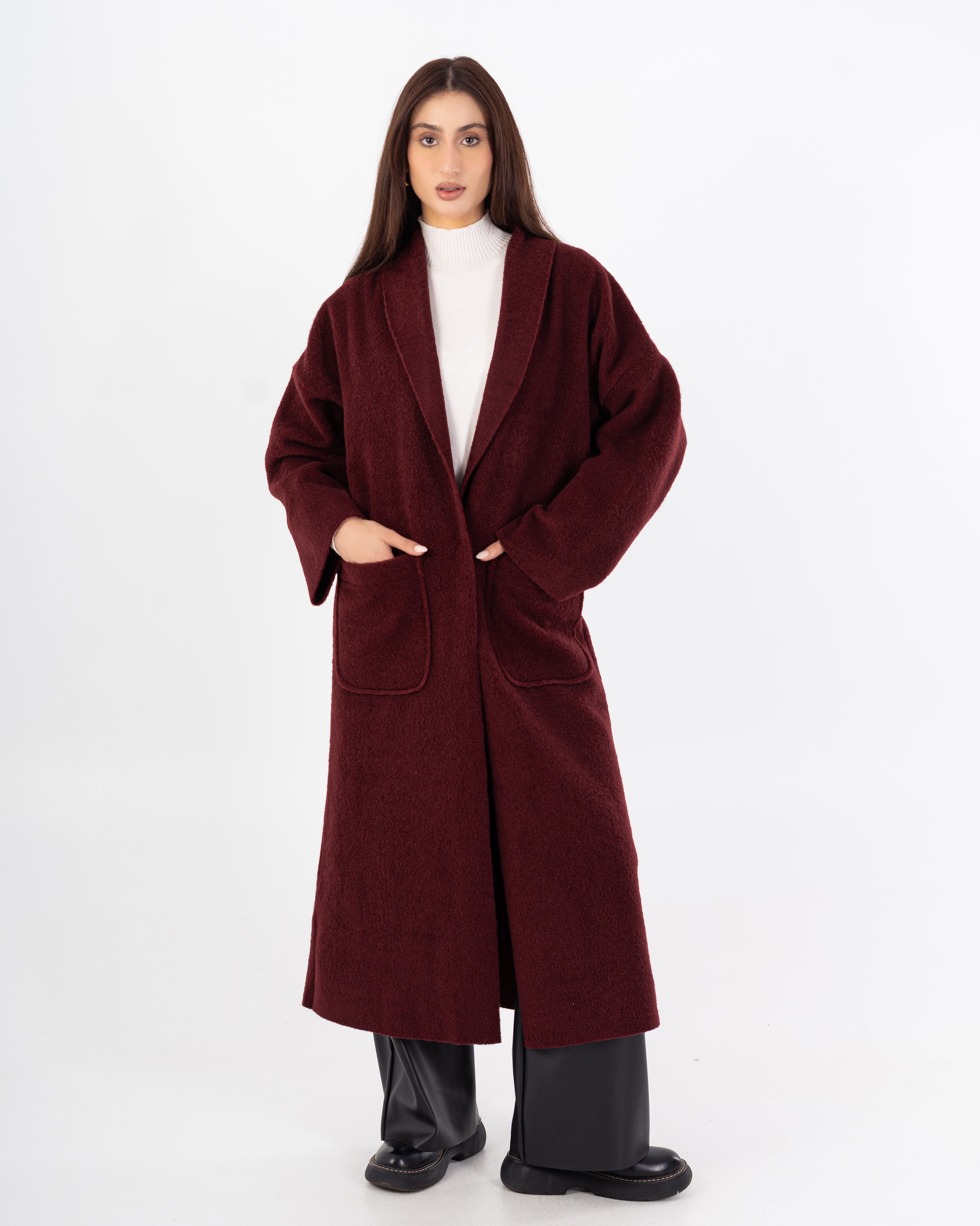 معطف ترنش – طويل (أزرار كبسولة مركزية)