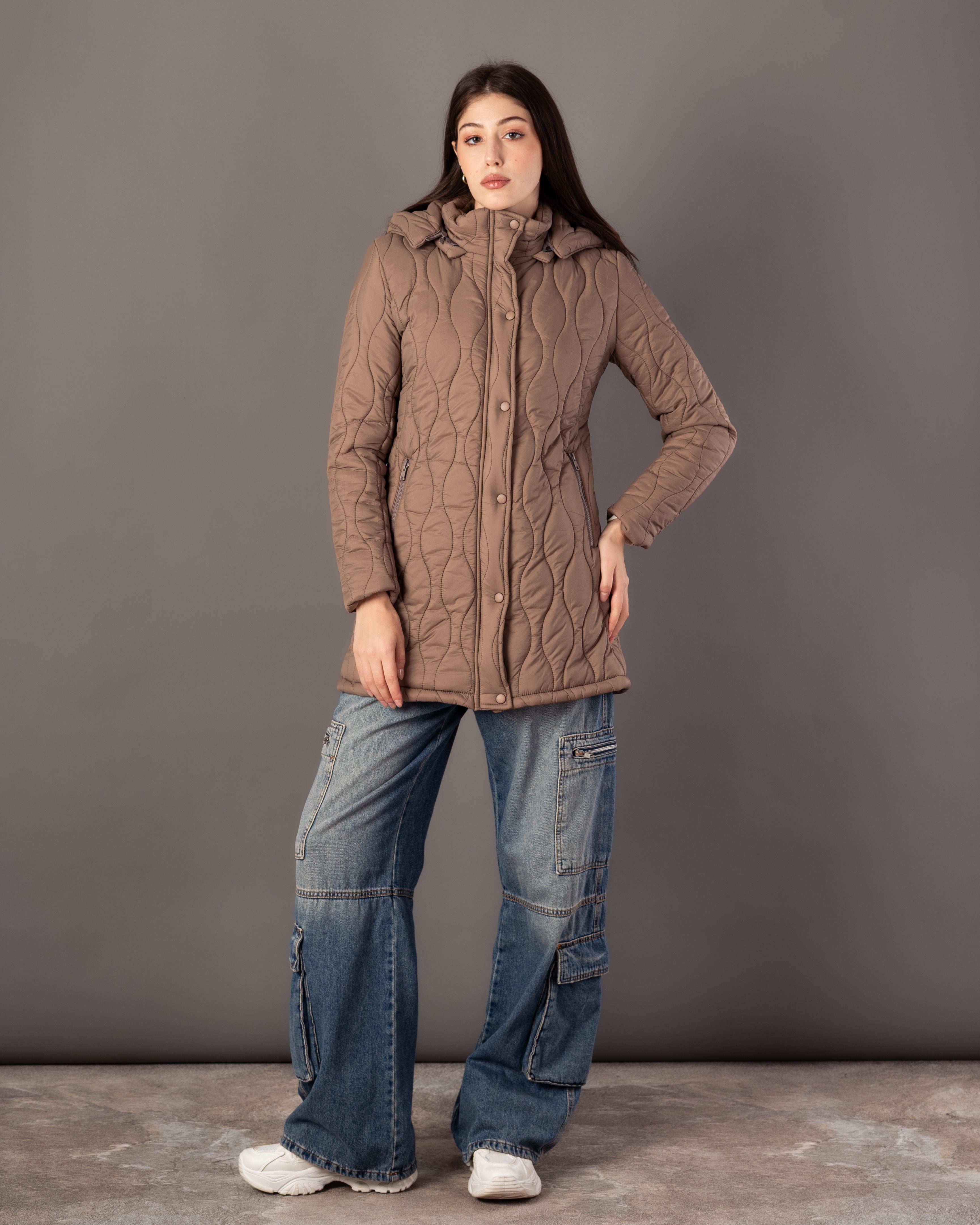 Long Waterproof Jacket – Neck Cover (Small Hood)