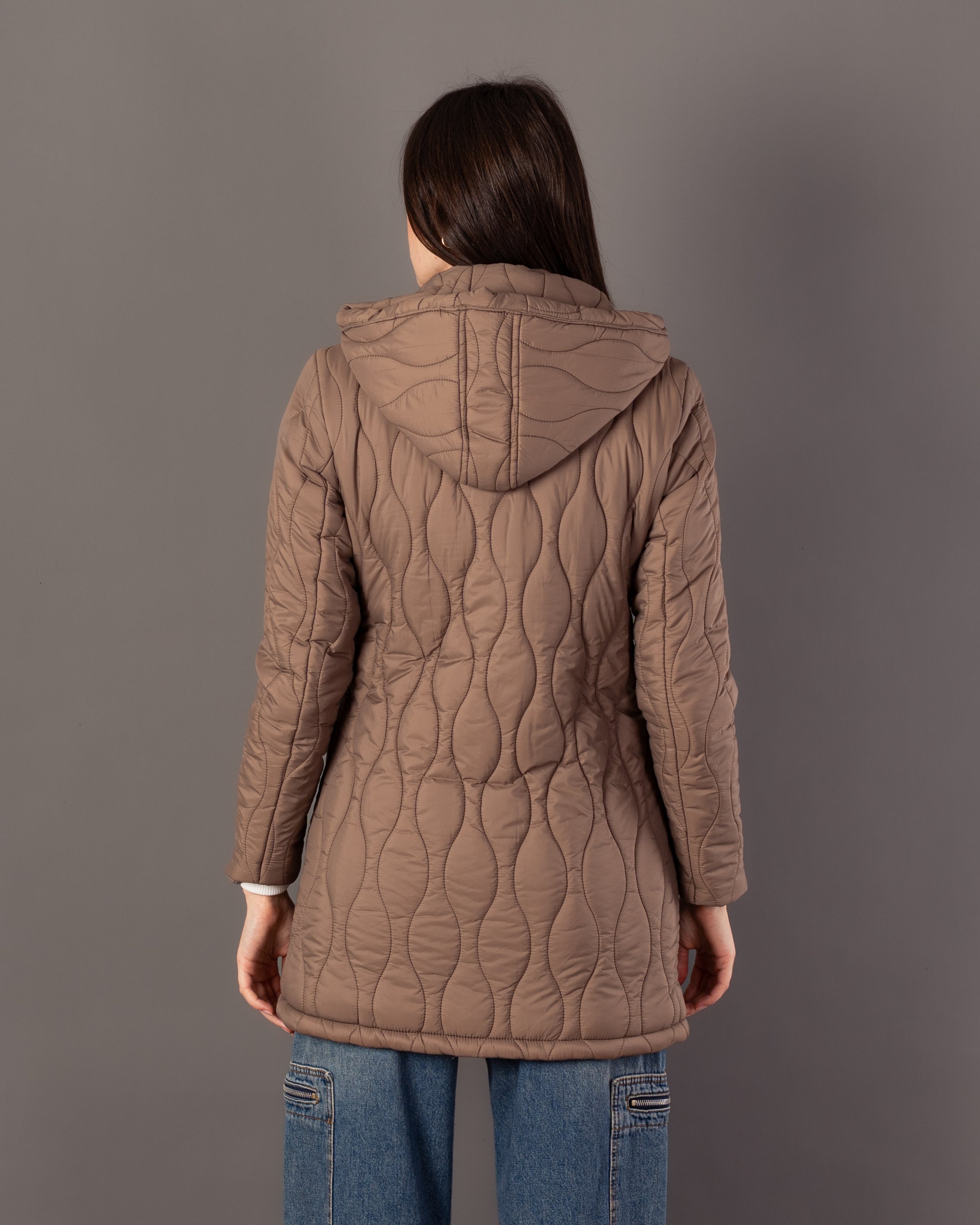 Long Waterproof Jacket – Neck Cover (Small Hood)