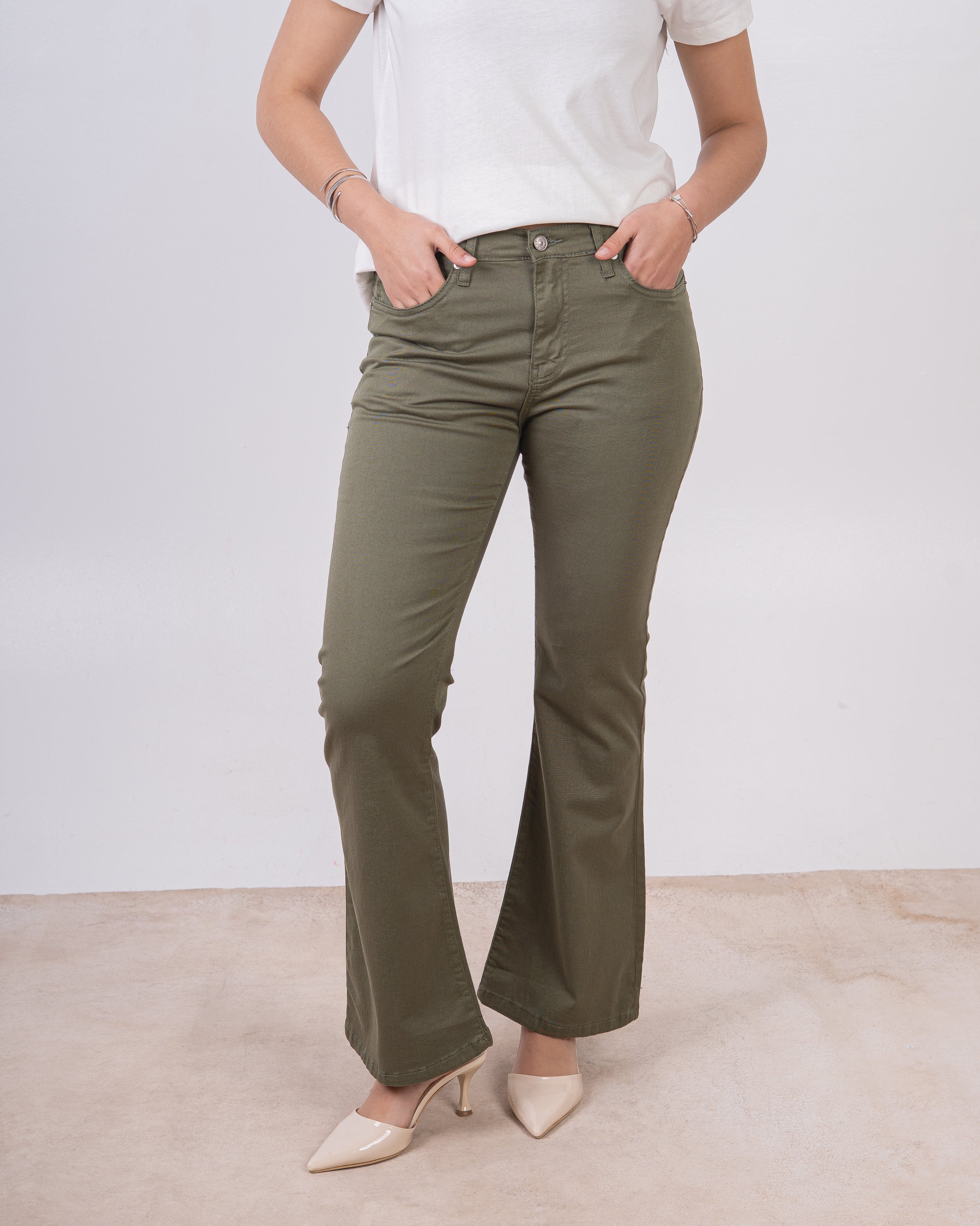 Gabardine Slouchy Trouser – Plain