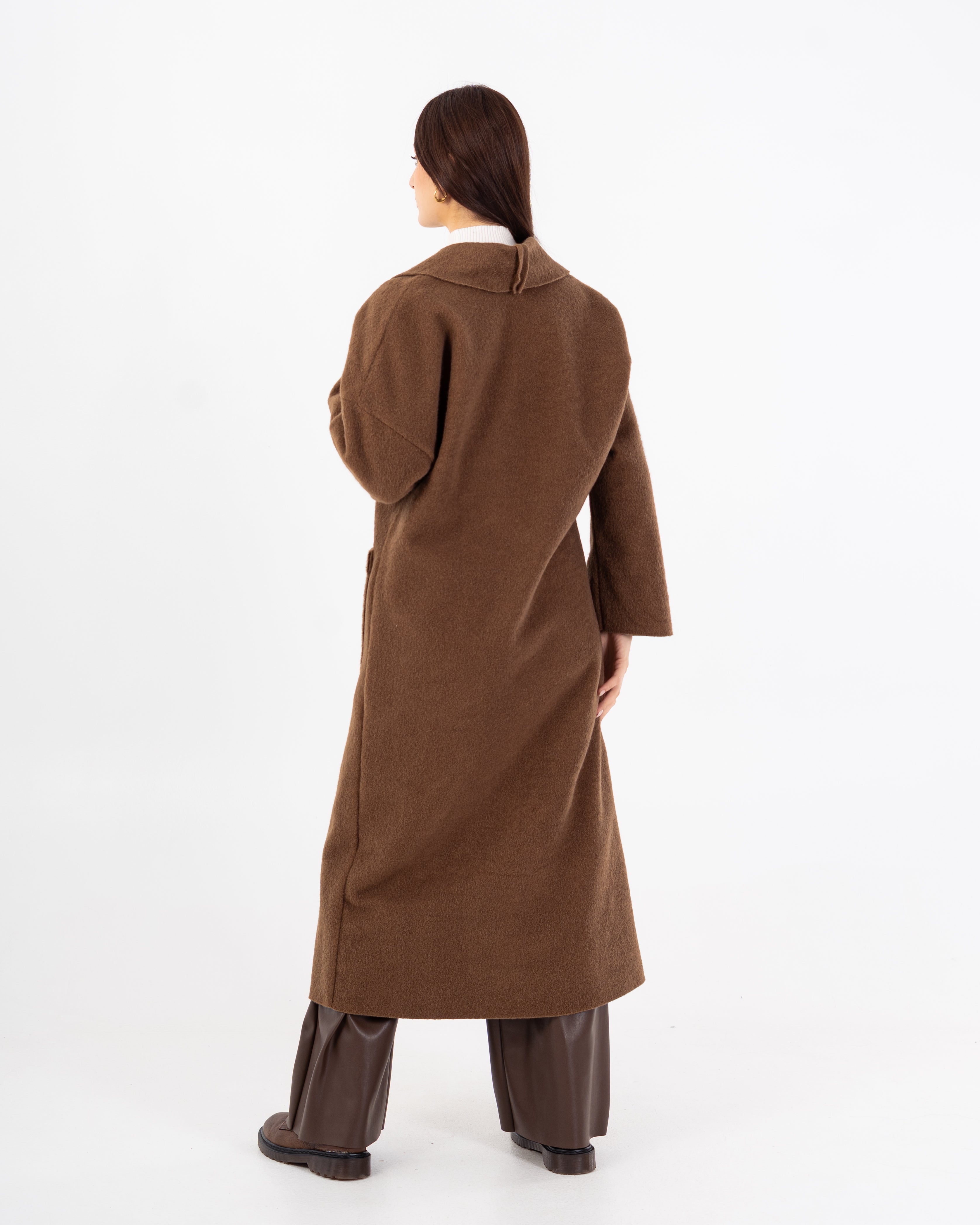 معطف ترنش – طويل (أزرار كبسولة مركزية)