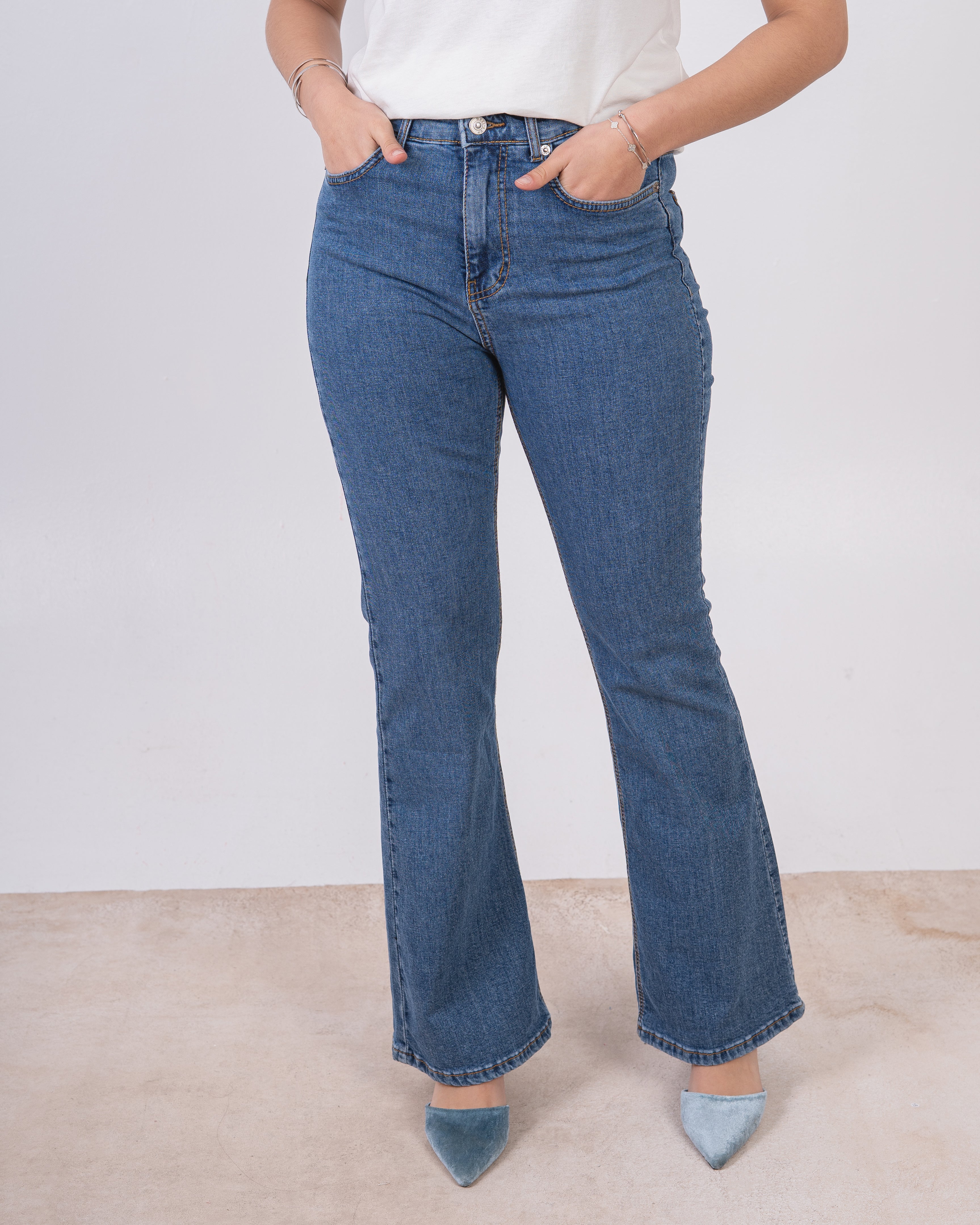 Flared - Denim Trouse