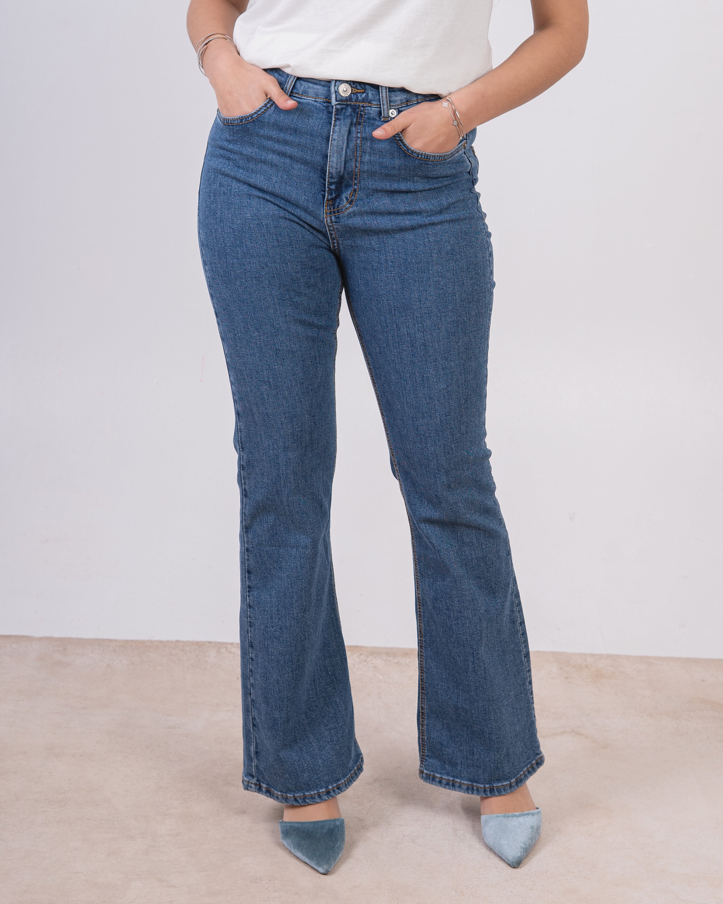 Flared - Denim Trouse