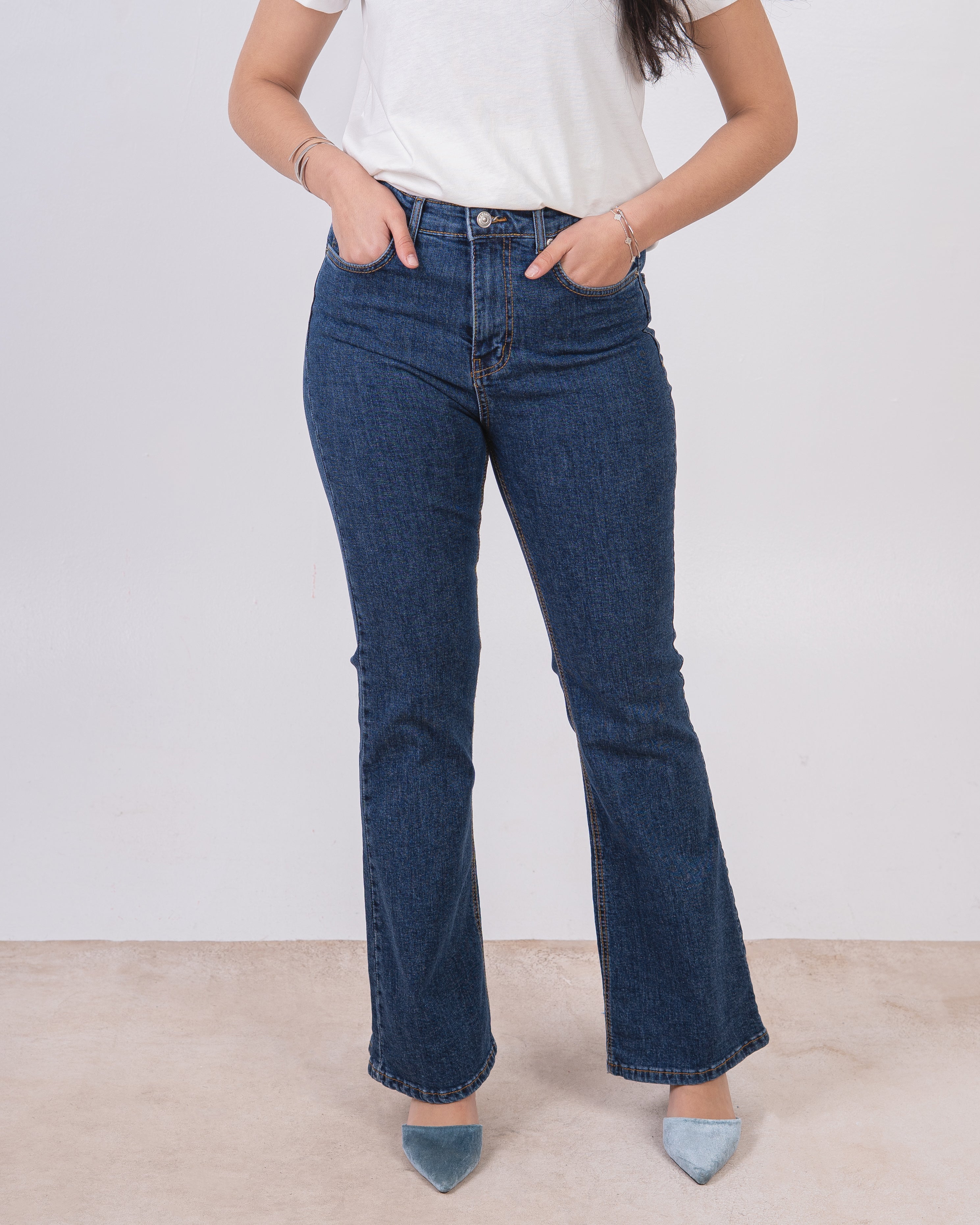Flared - Denim Trouse