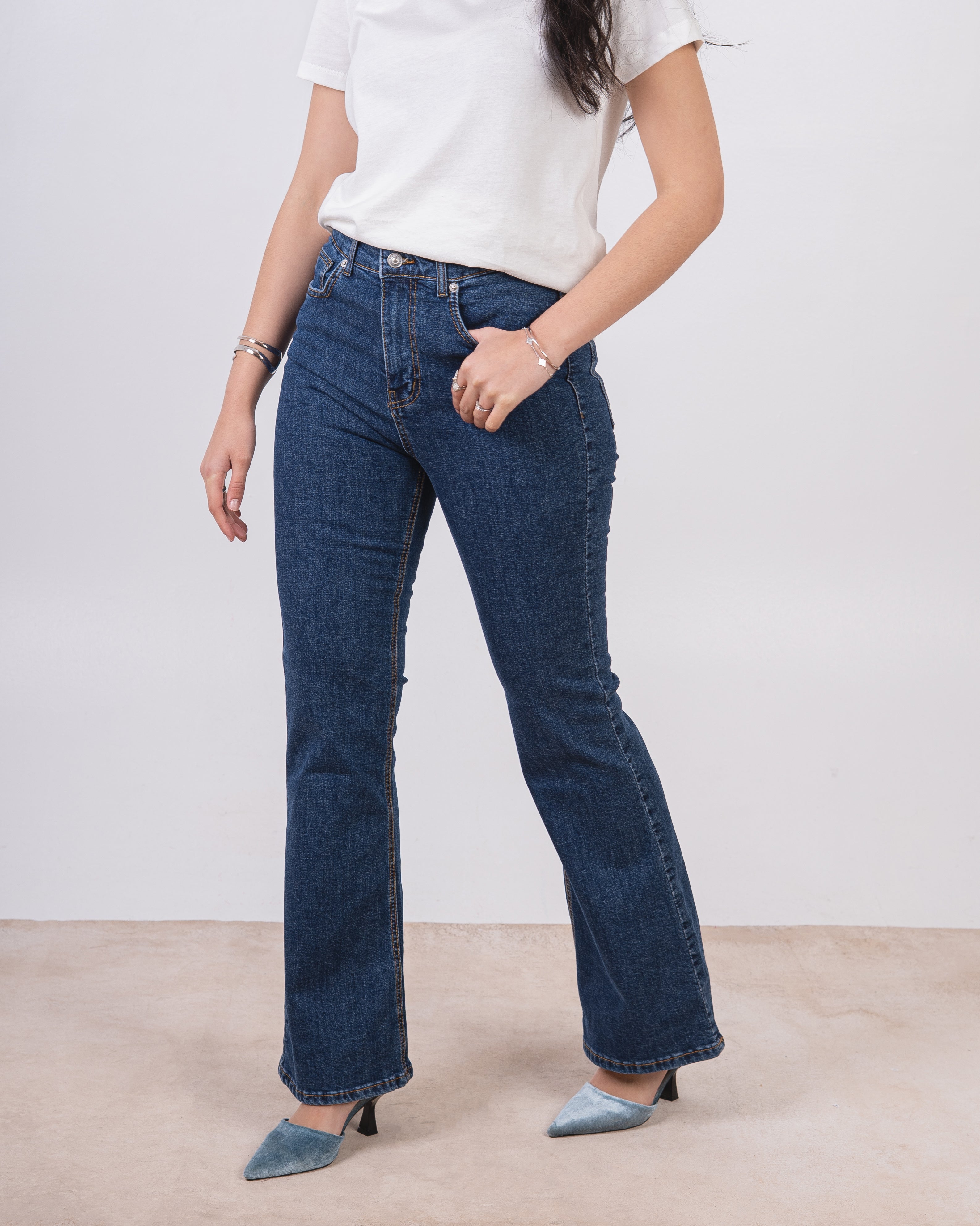 Flared - Denim Trouse