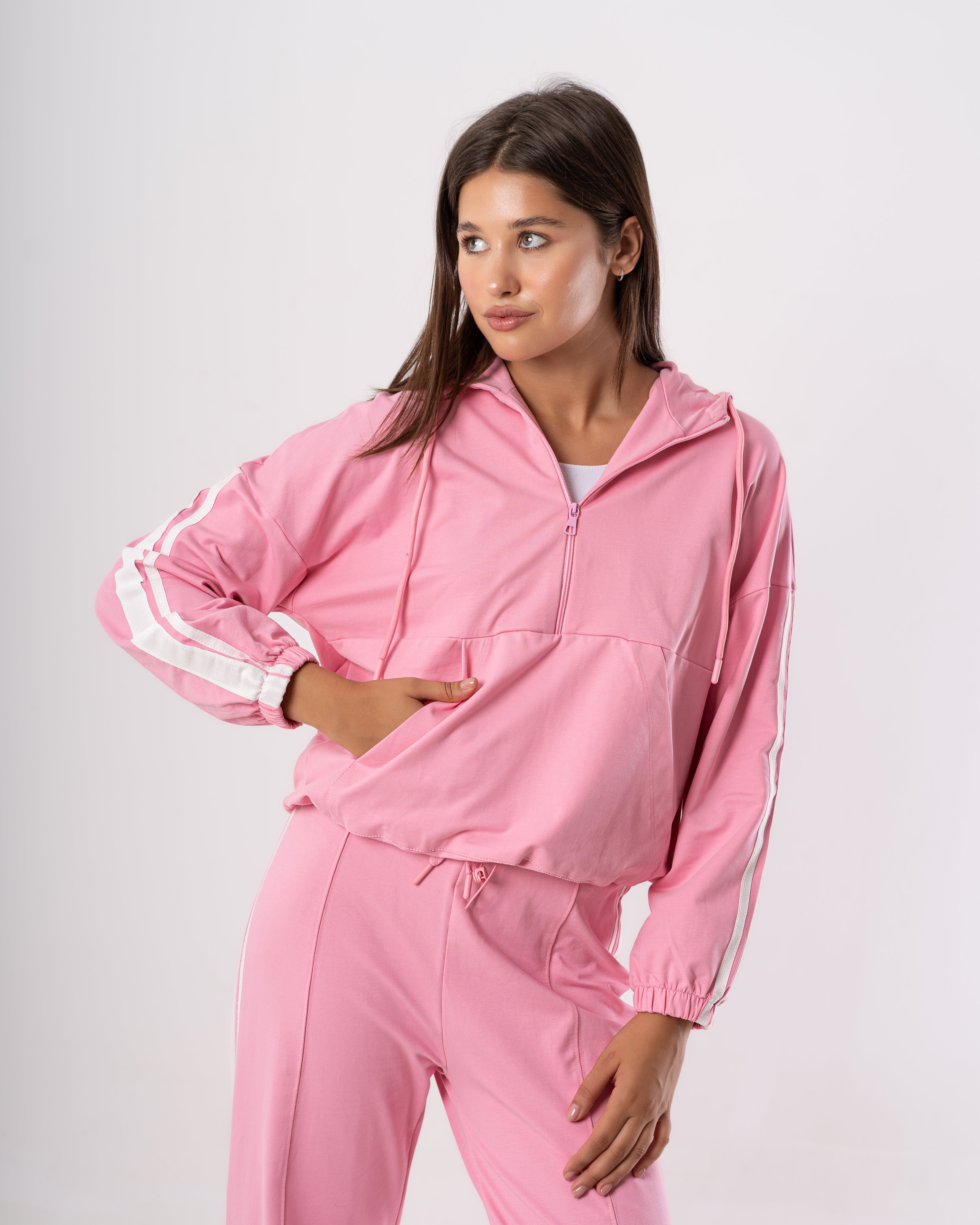 sweatshirt  -  with side stripe