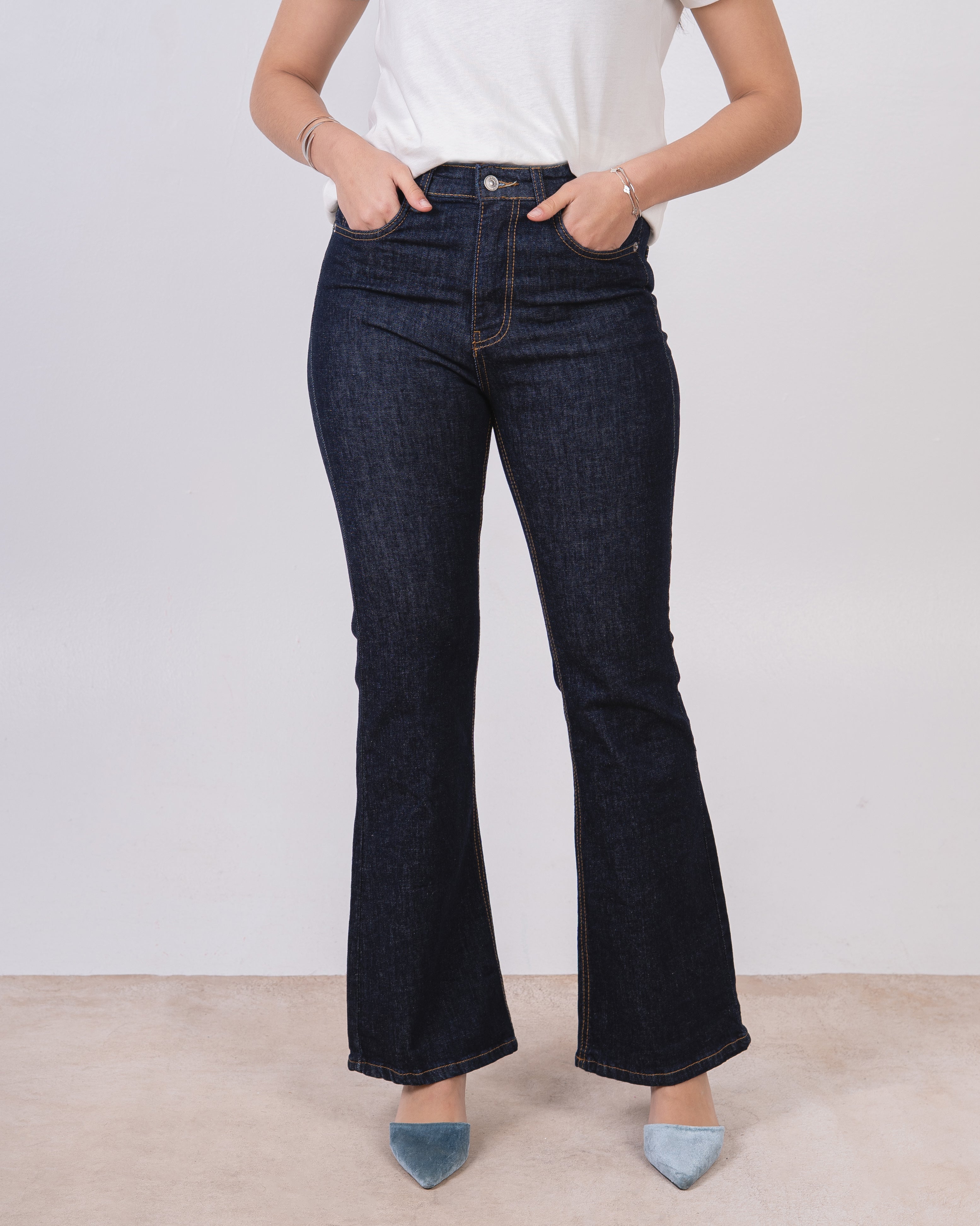 Flared - Denim Trouse