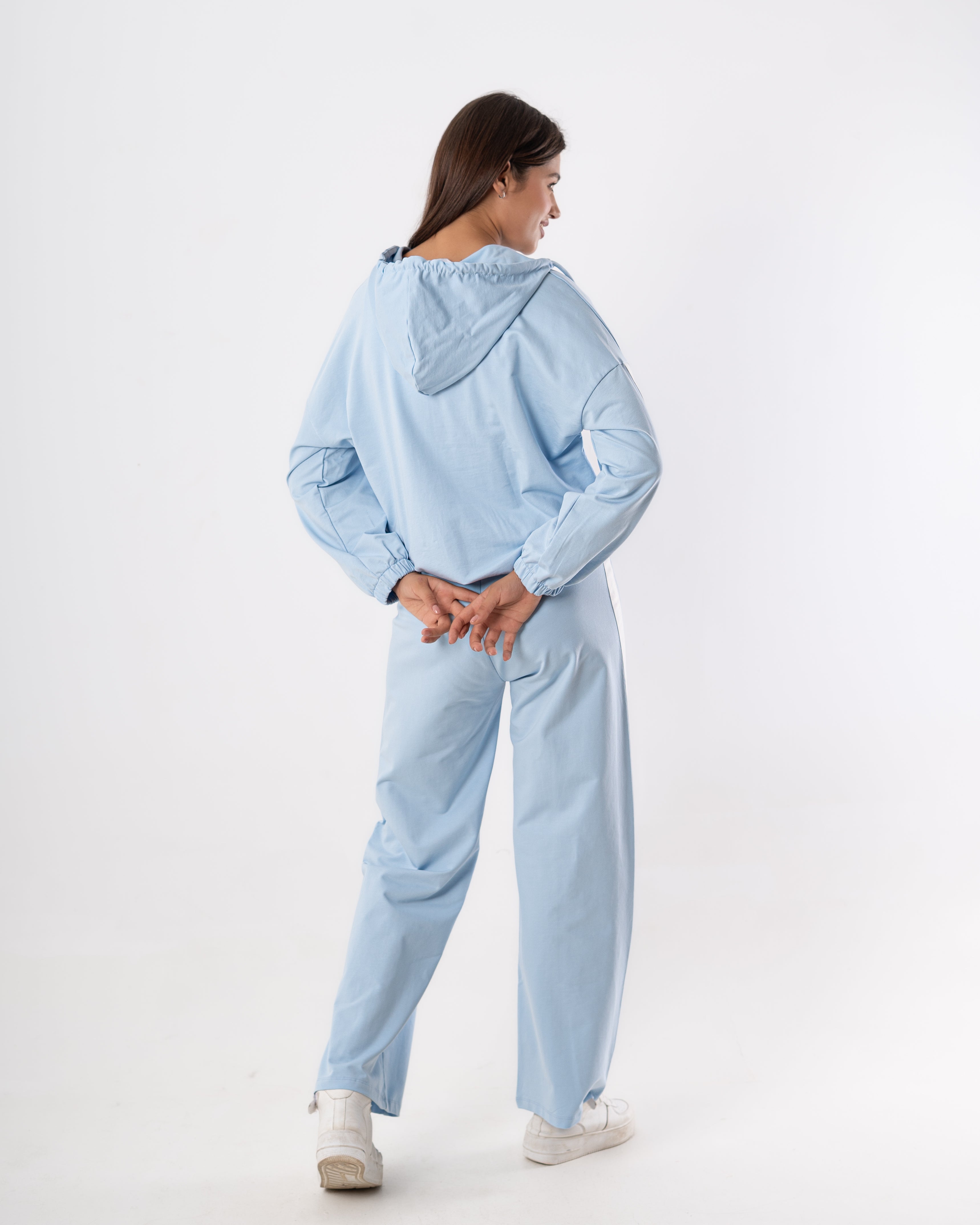 sweatshirt  -  with side stripe