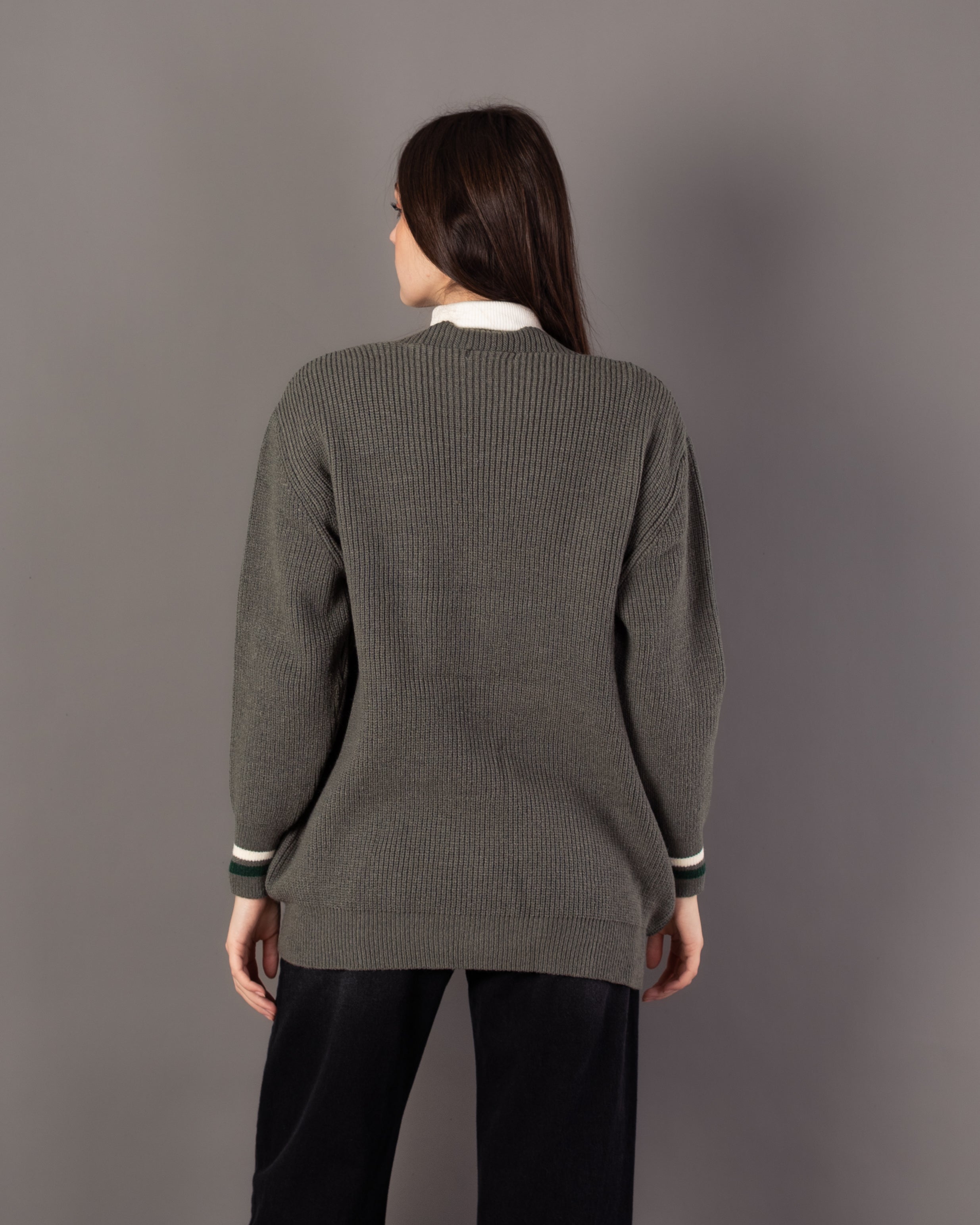 Knitwear Cardigan – Colored Buttons