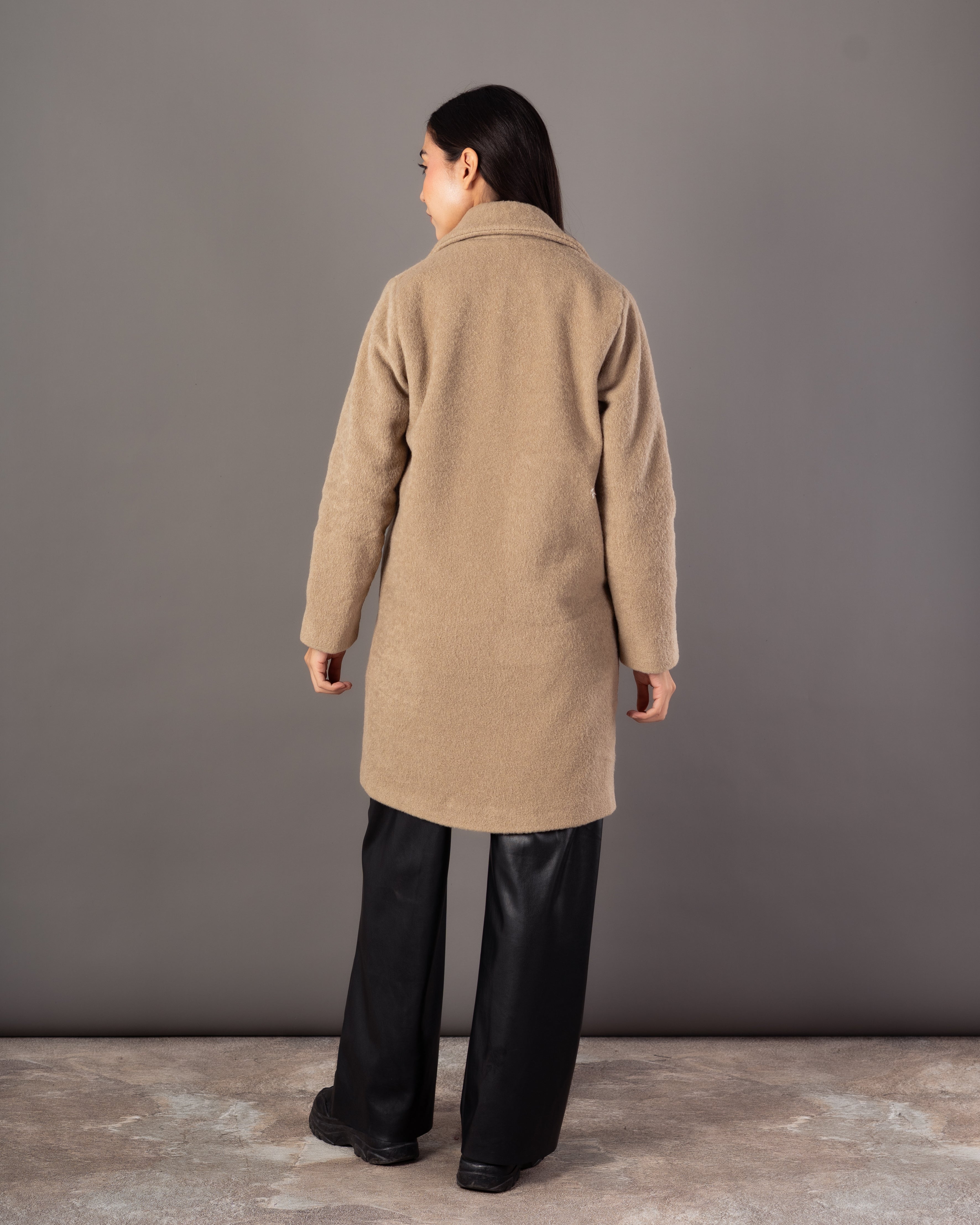 Wool Jacket – Plain (Single Button)
