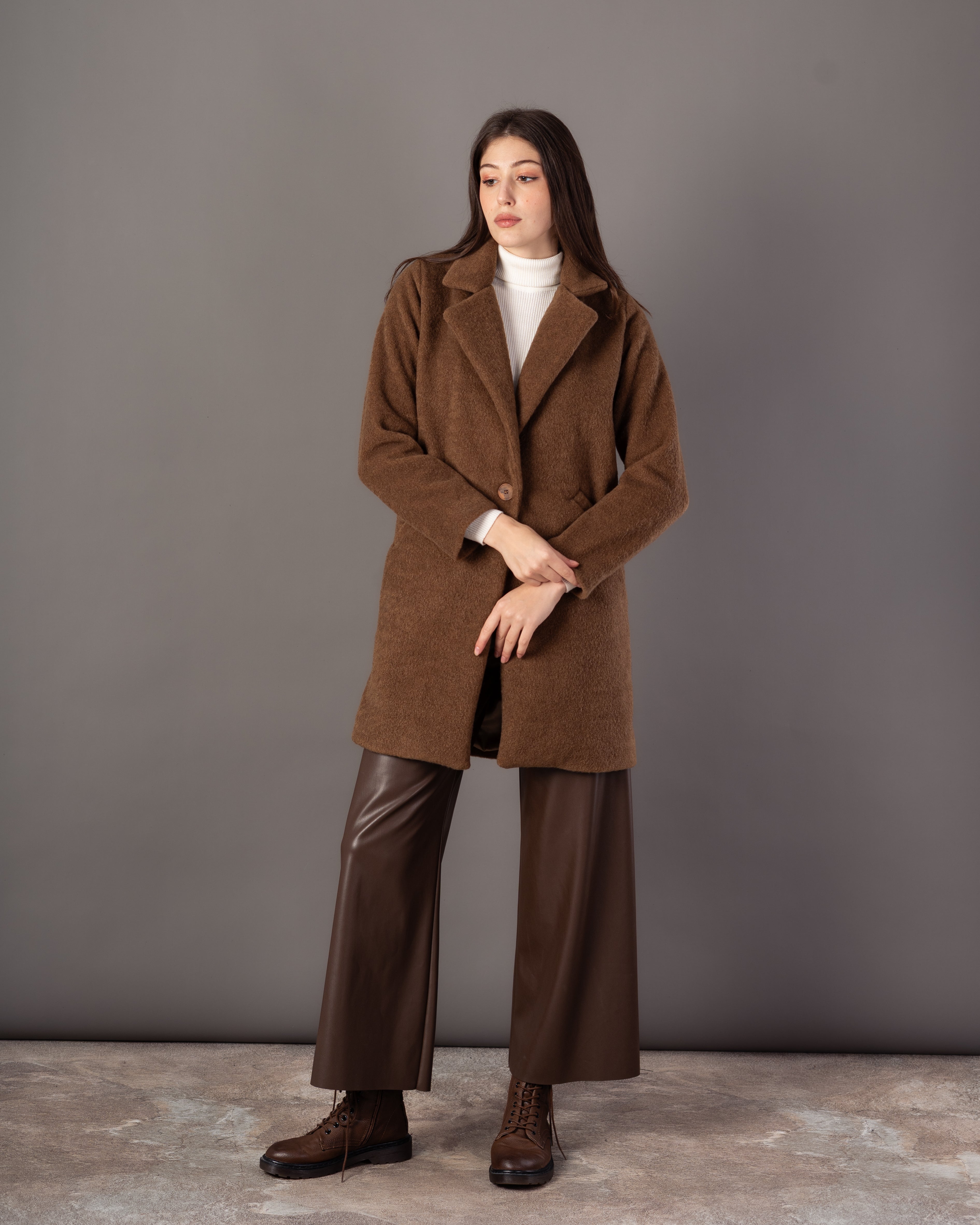 Wool Jacket – Plain (Single Button)