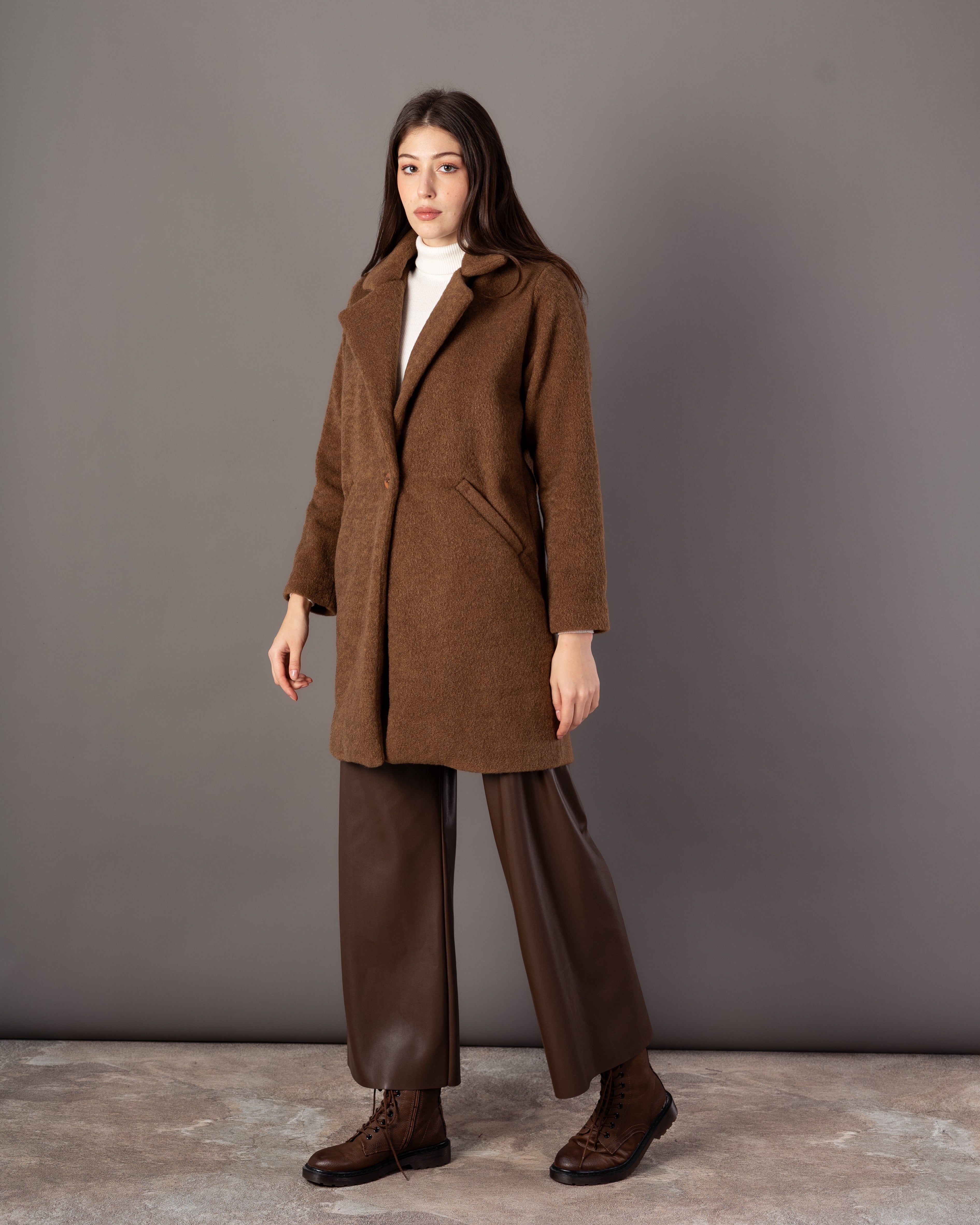 Wool Jacket – Plain (Single Button)