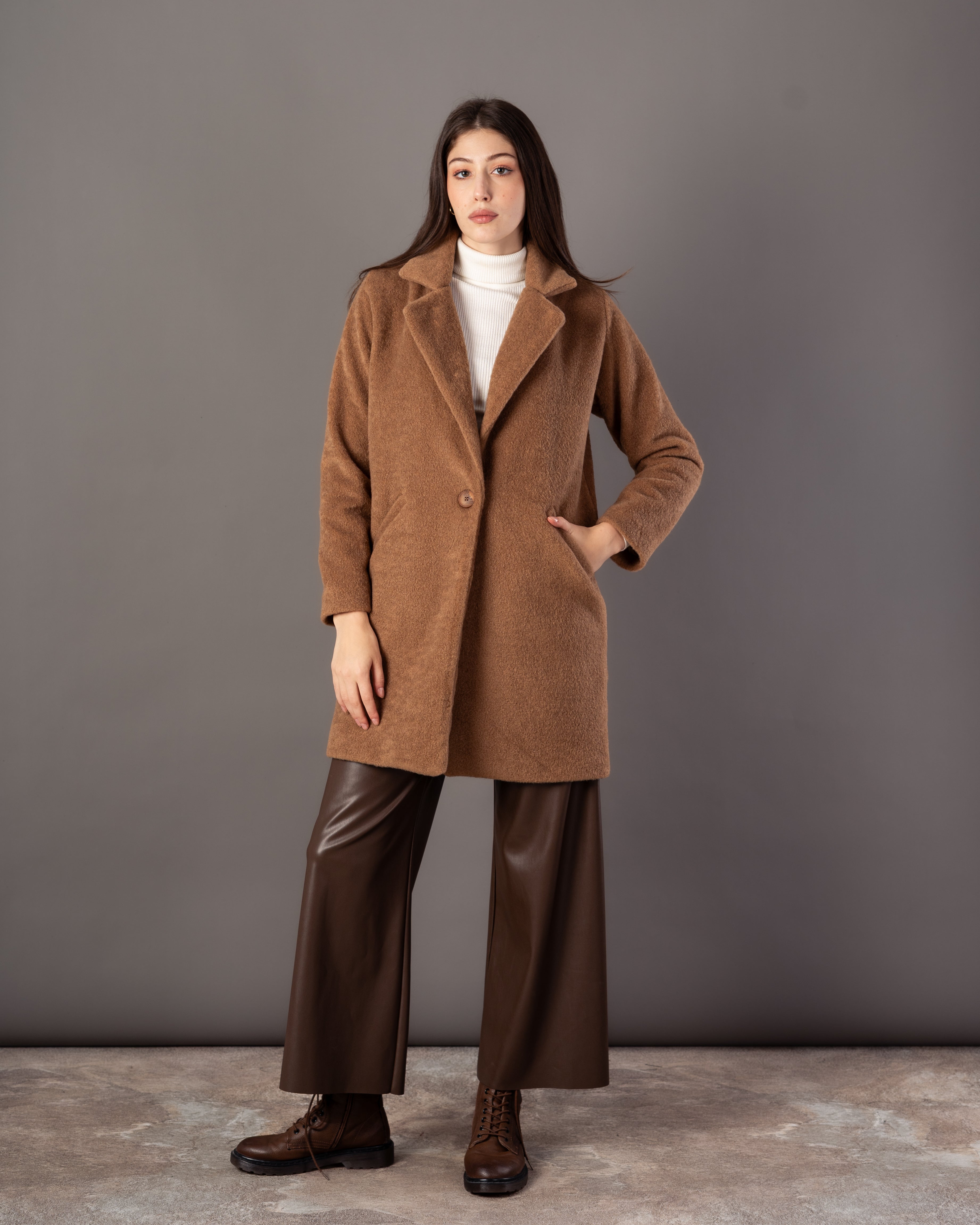 Wool Jacket – Plain (Single Button)