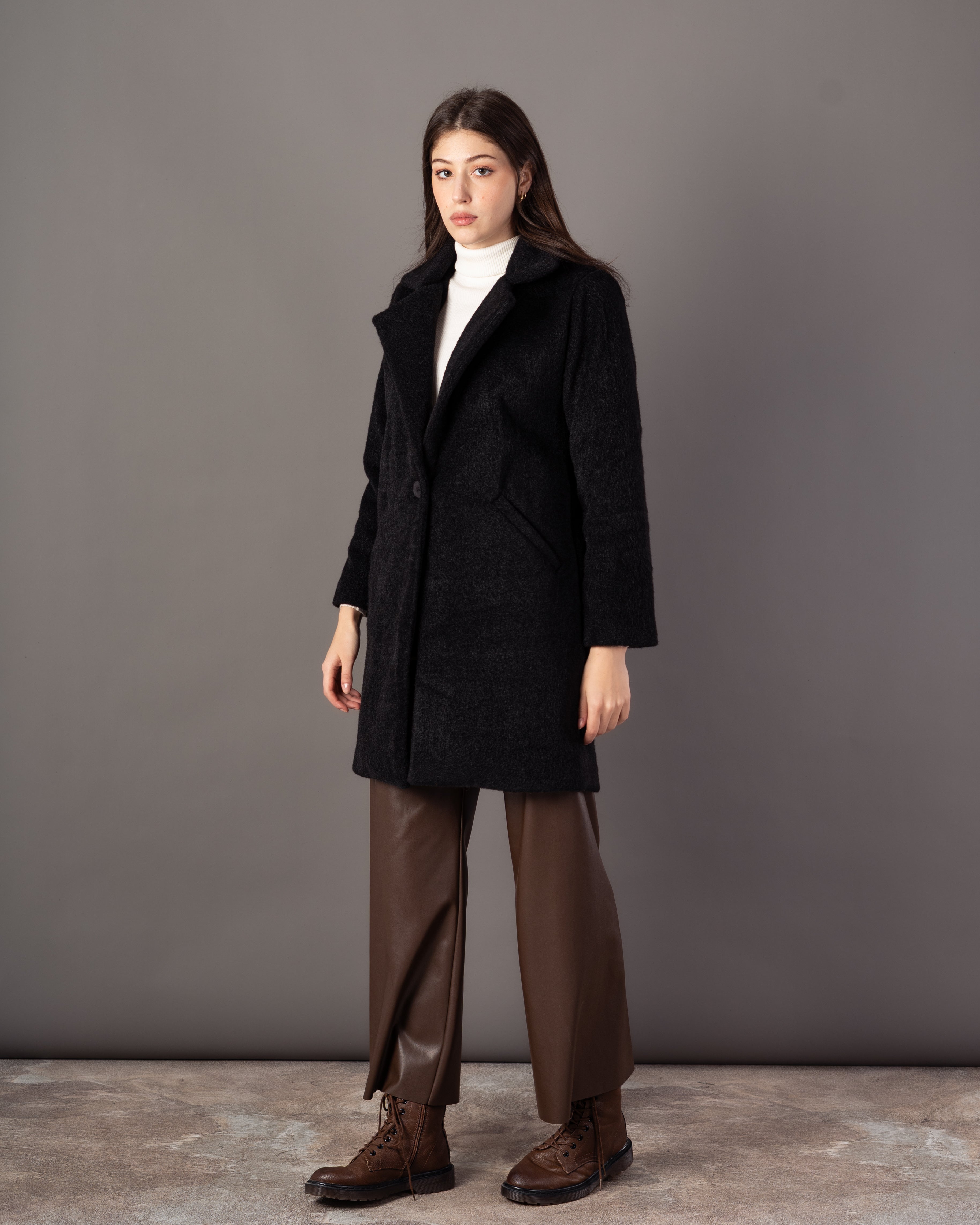Wool Jacket – Plain (Single Button)