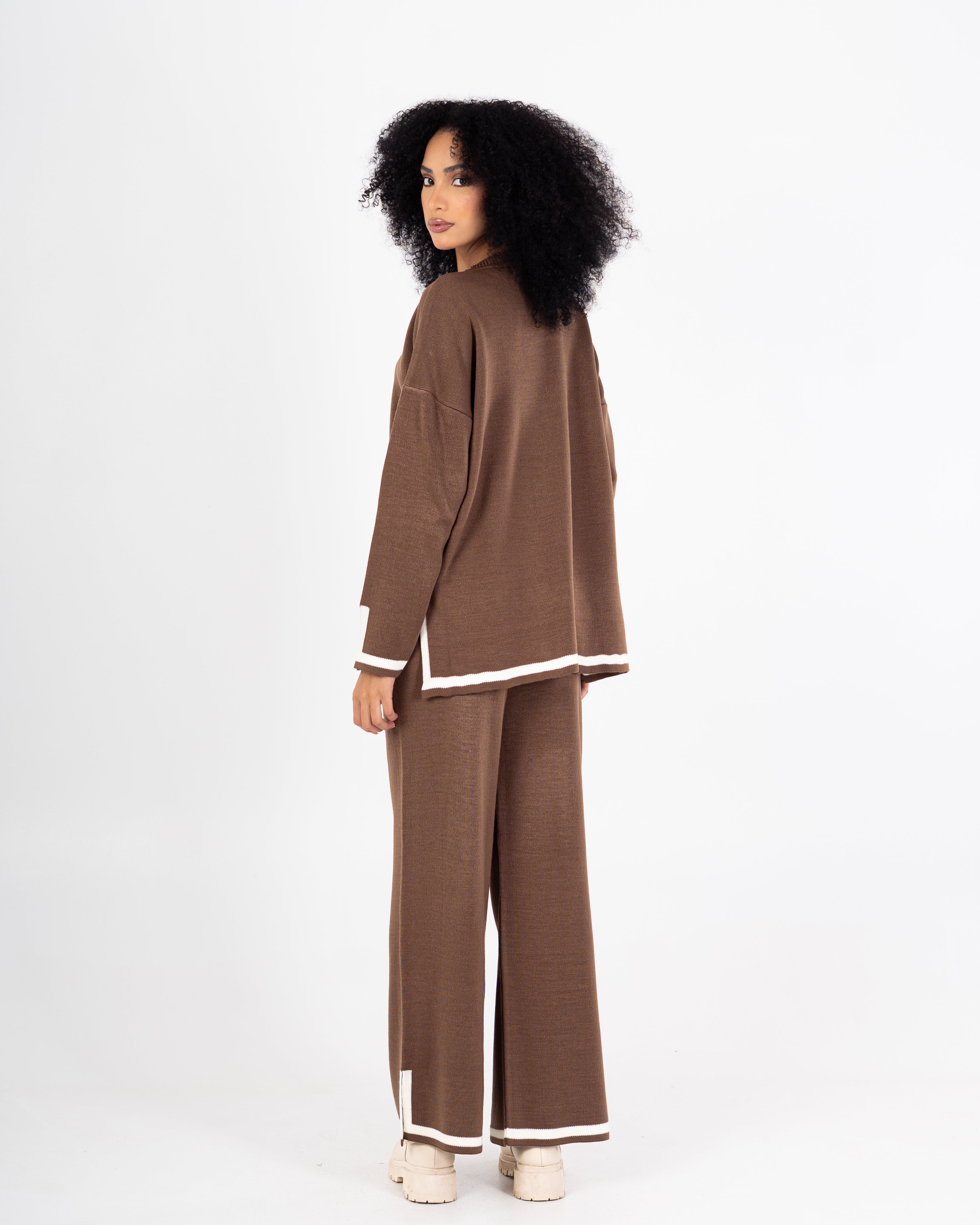 Knitwear Suit – Color (Stripe On Sleeves - Hem)