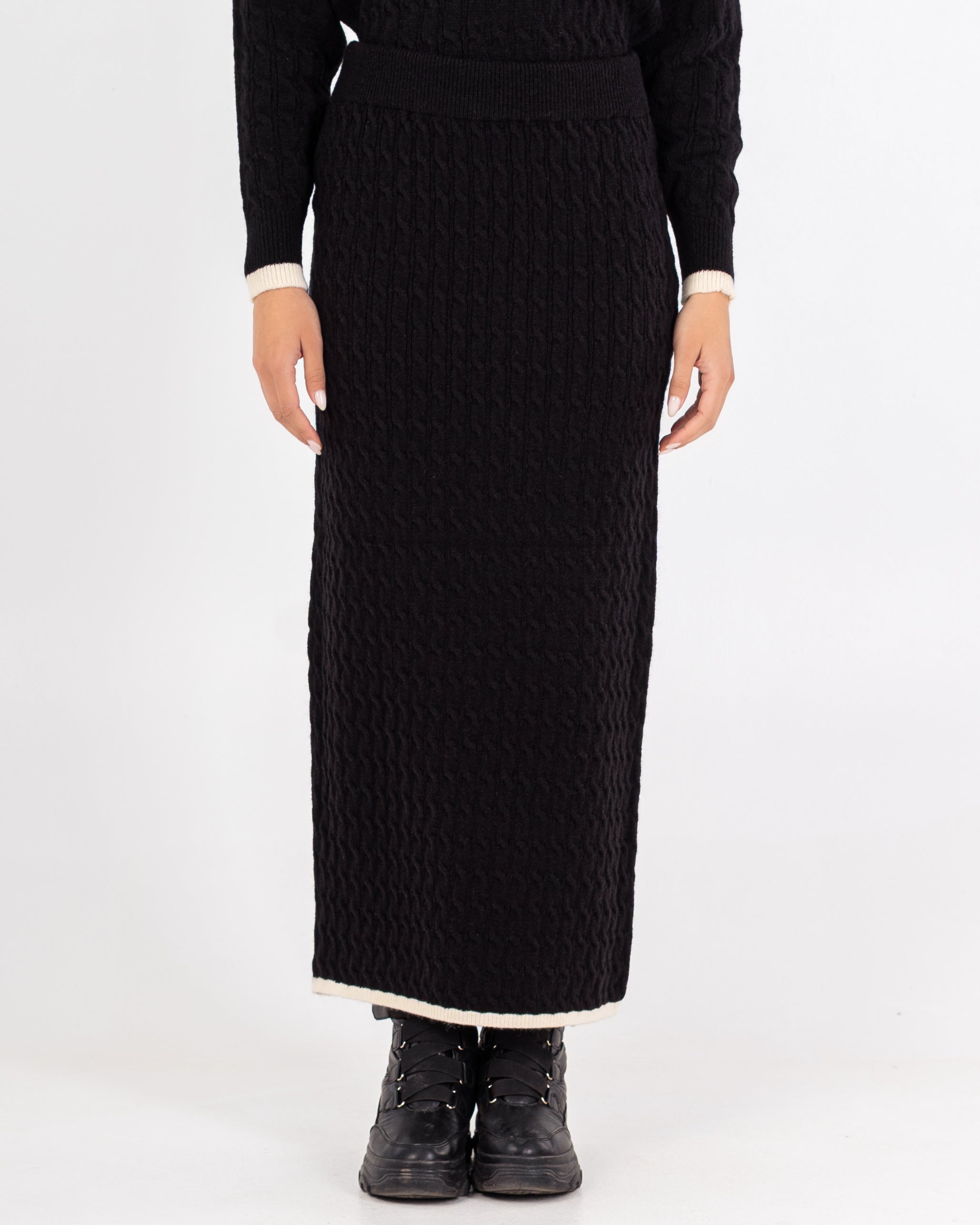 Knitwear Suit – Plain (Two Pieces)