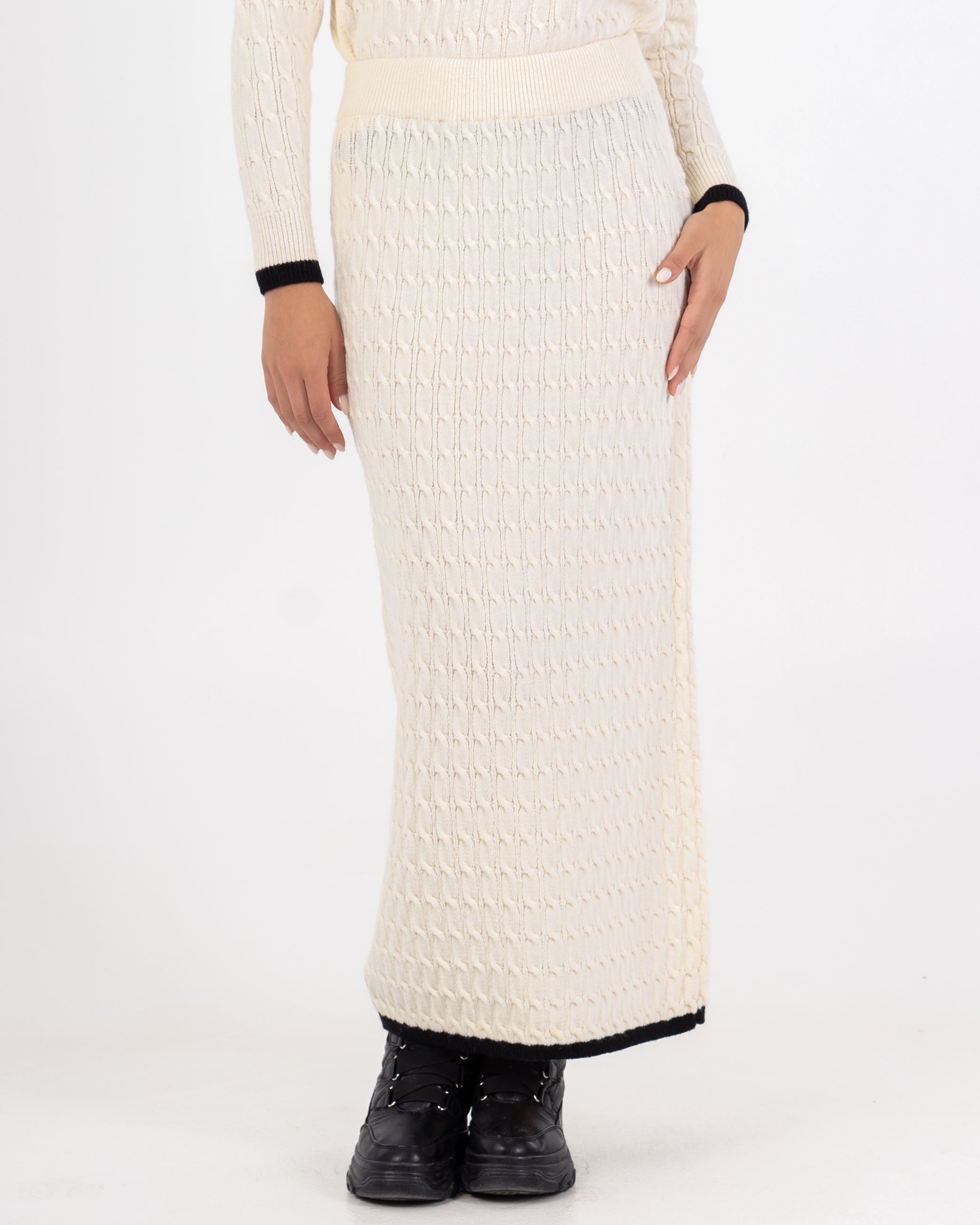 Knitwear Suit – Plain (Two Pieces)