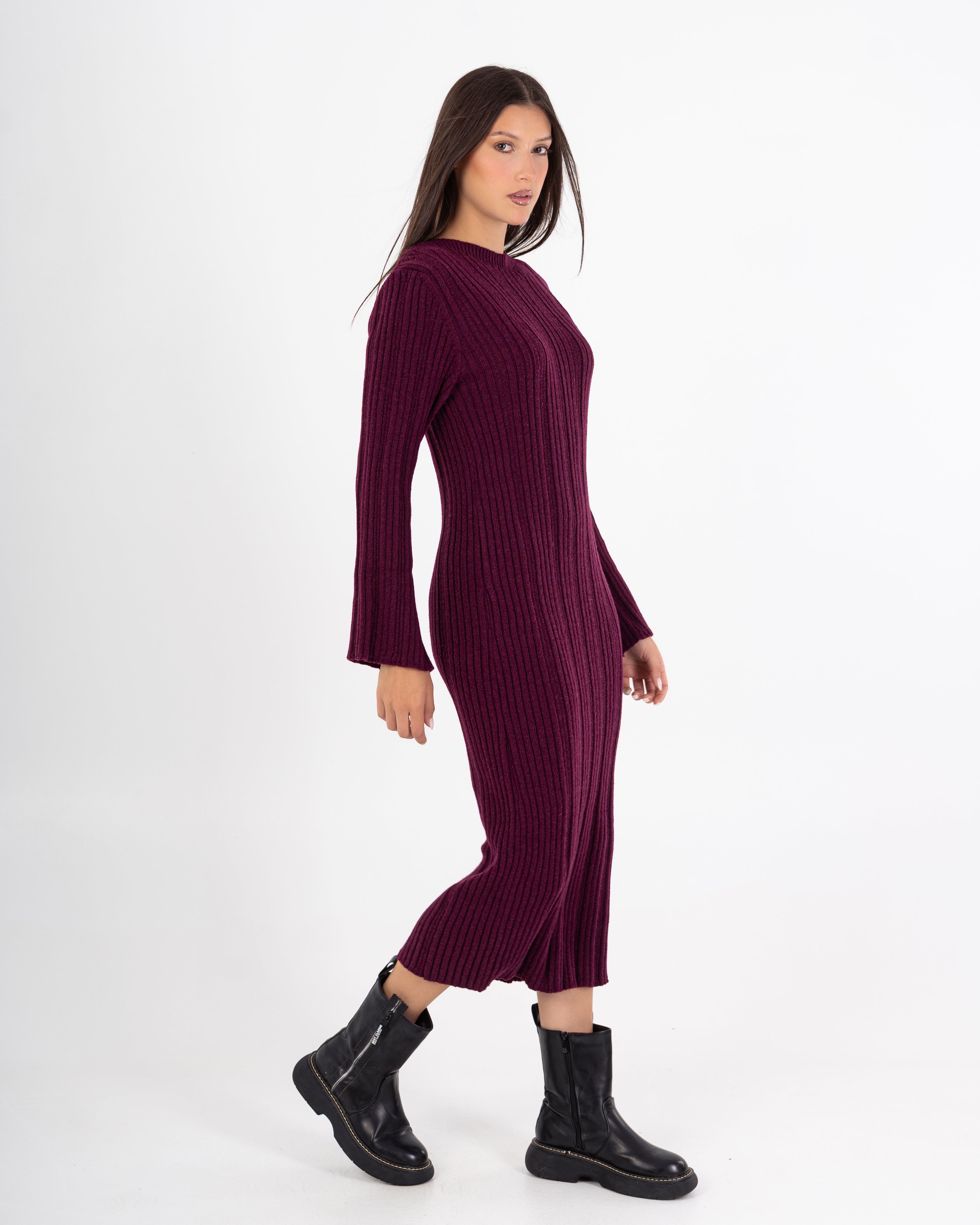 Knitwear Dress – Lightly Striped