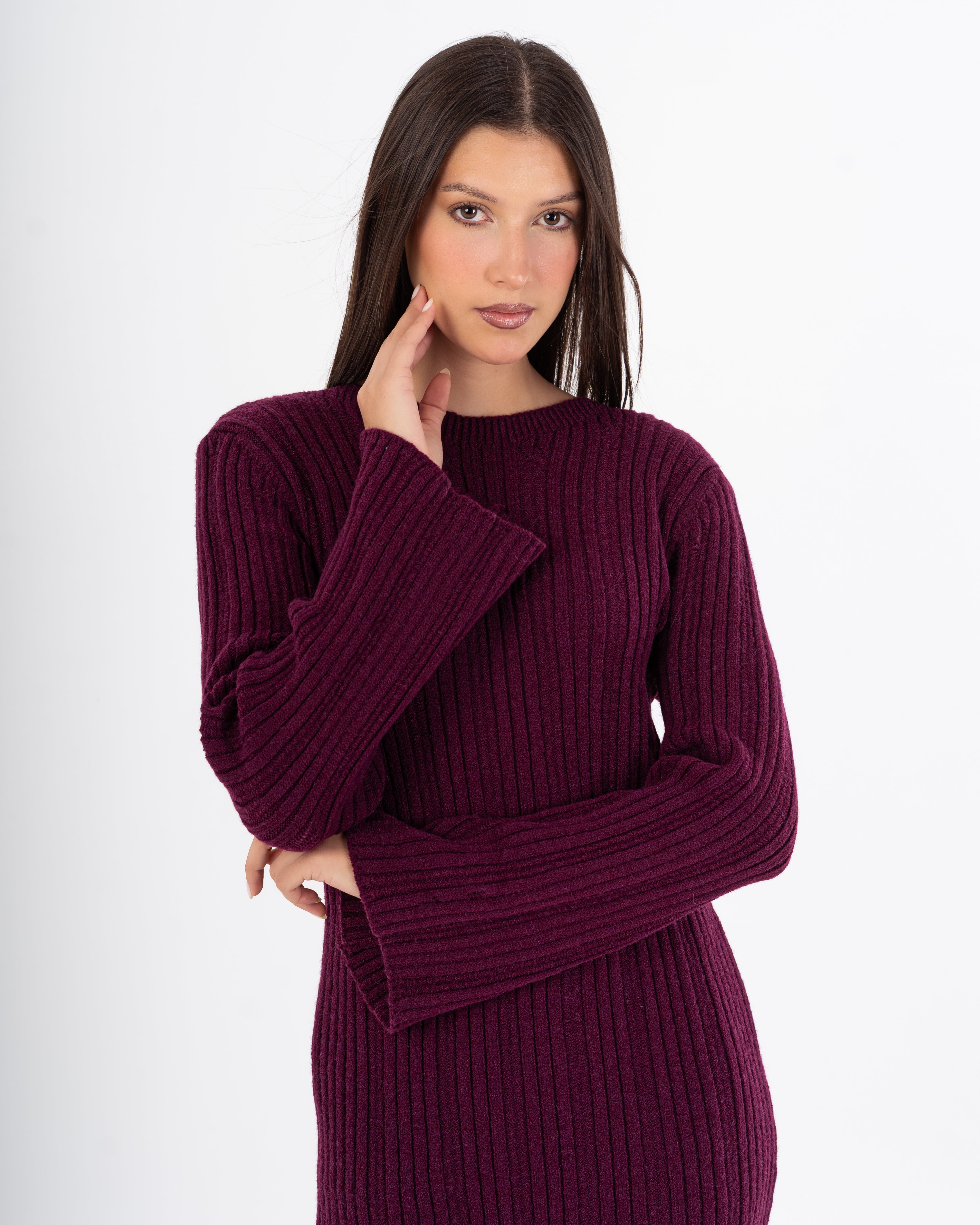 Knitwear Dress – Lightly Striped