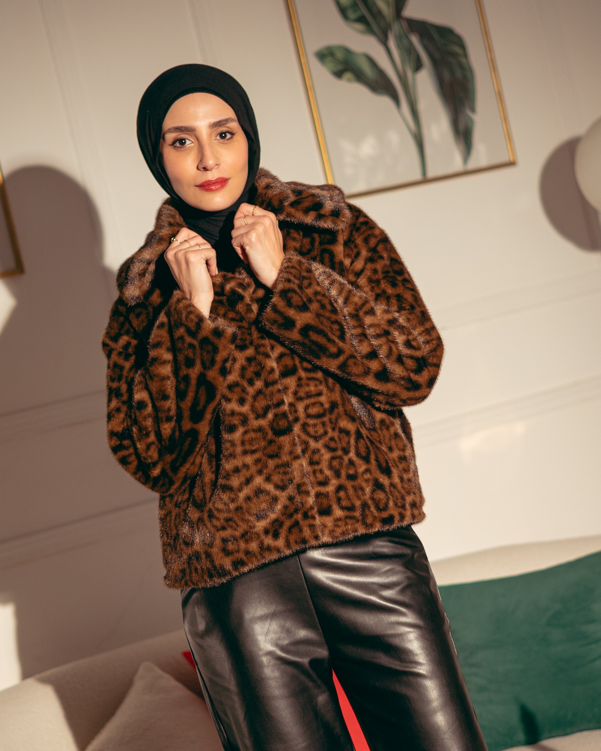 Soft Fur Jacket – Tiger Print
