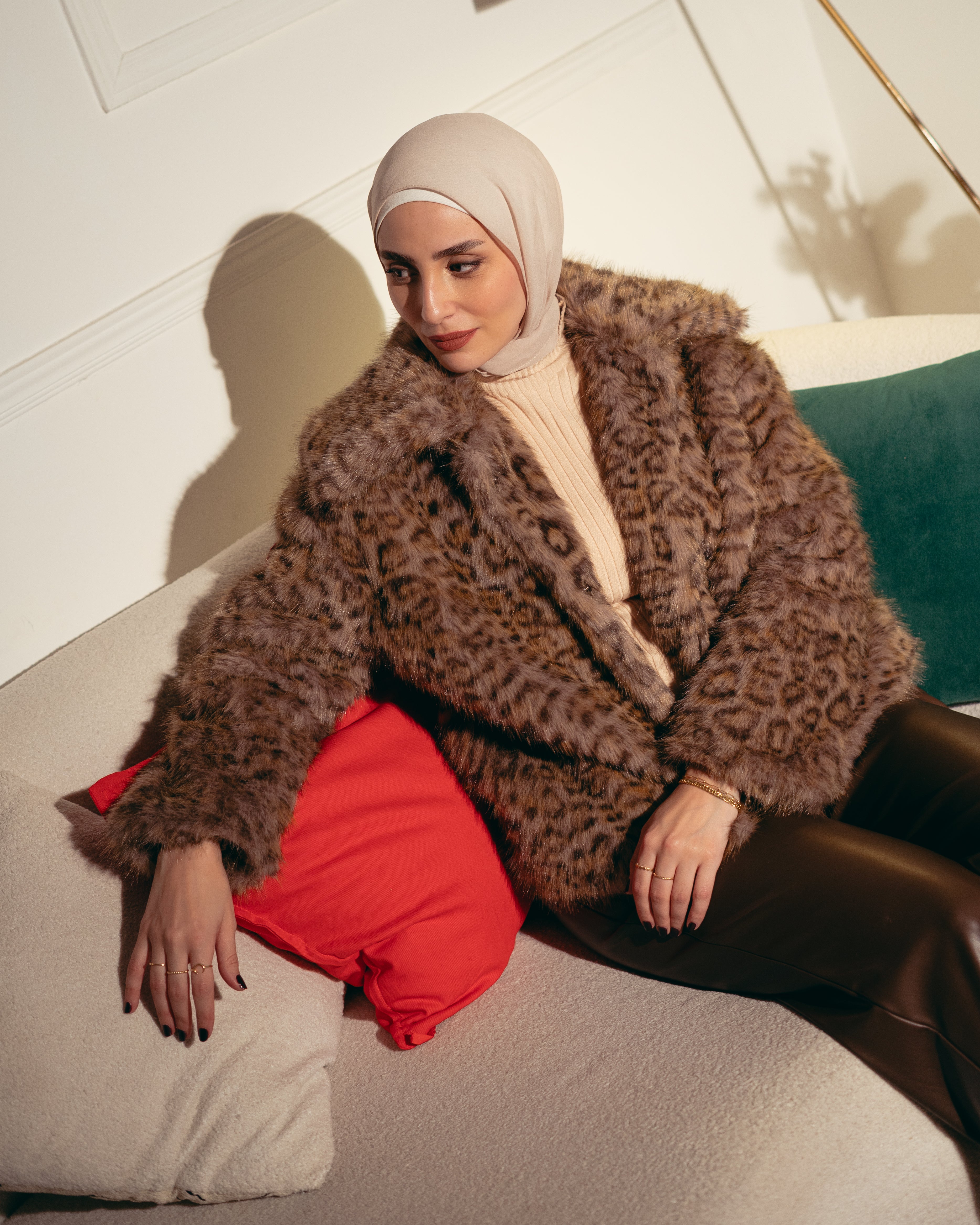 Soft Fur Jacket – Tiger Print