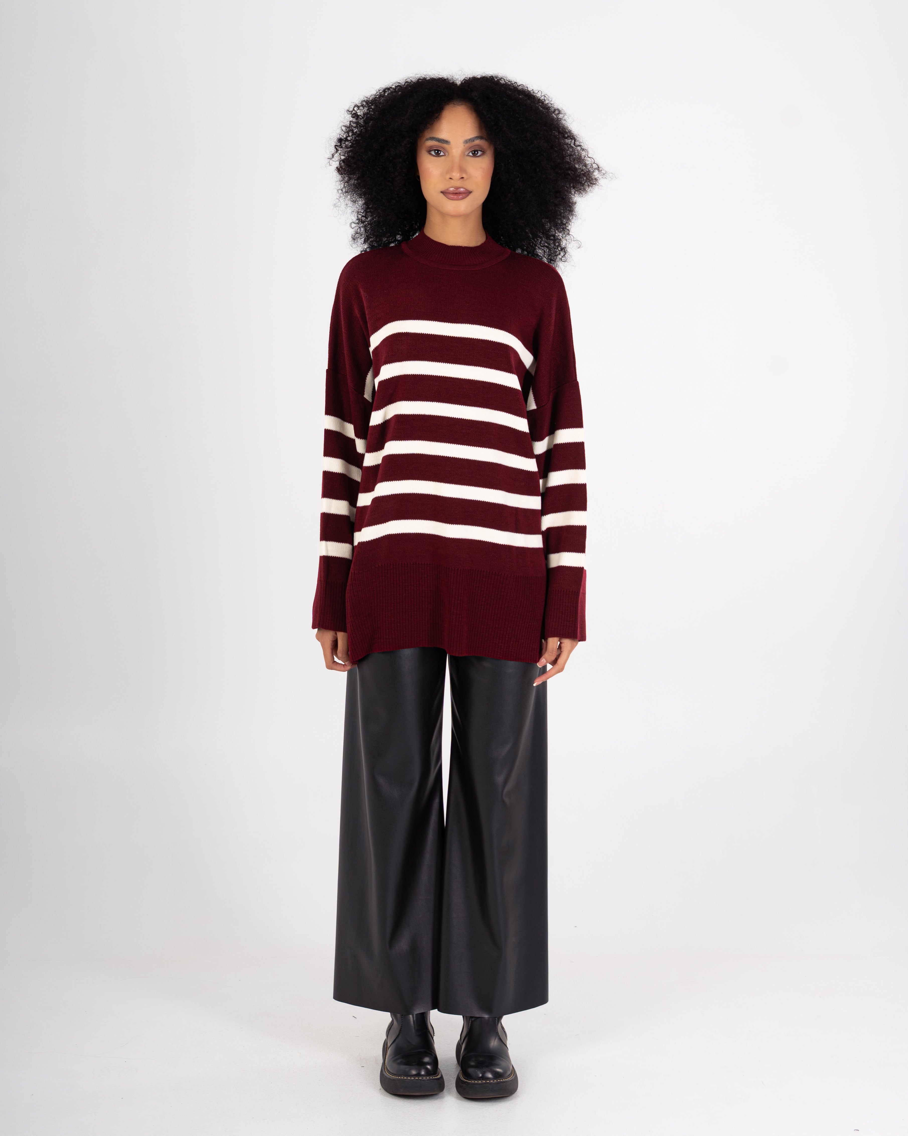 Knitwear Pullover – Oversized (Horizontal Stripes)