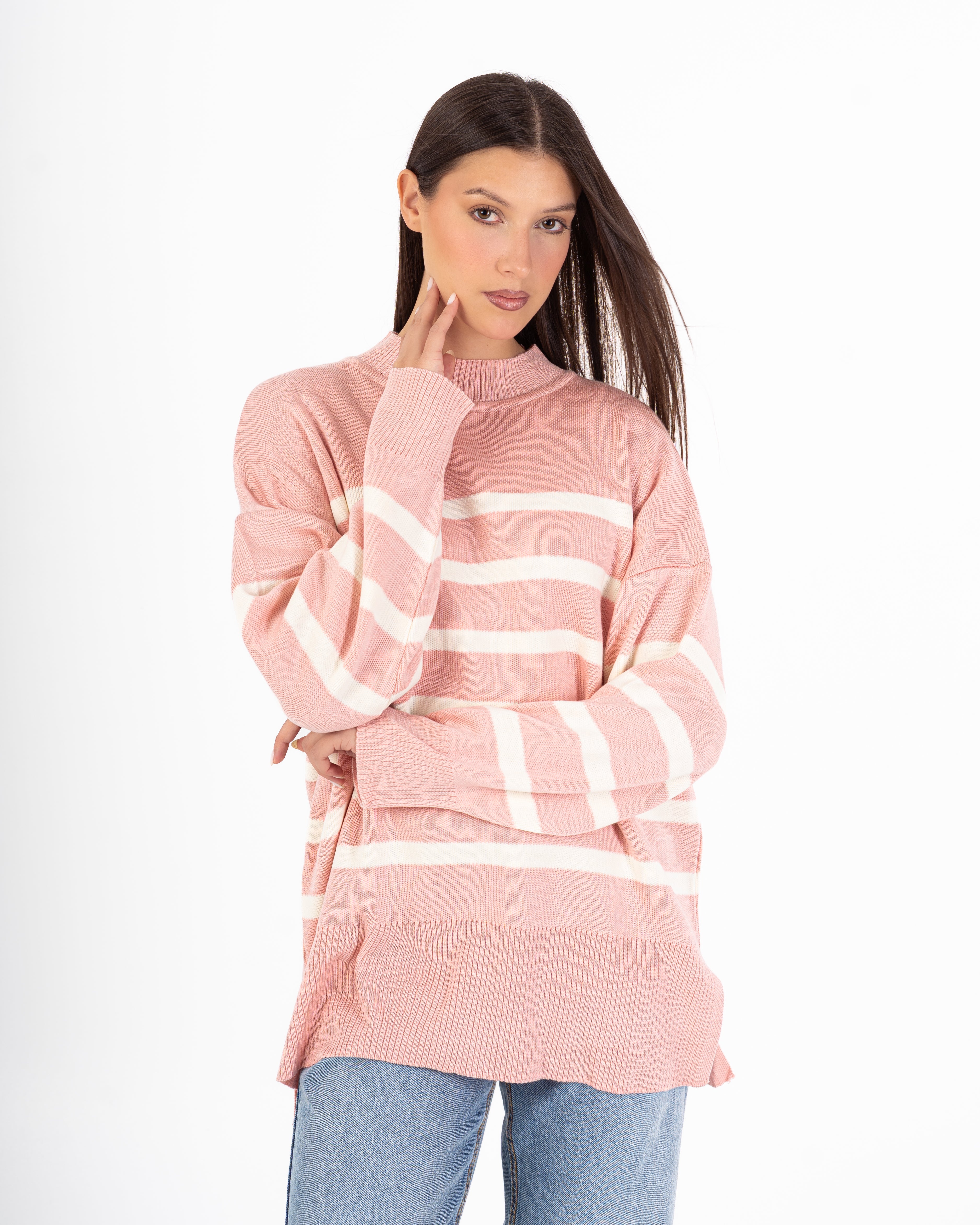 Knitwear Pullover – Oversized (Horizontal Stripes)