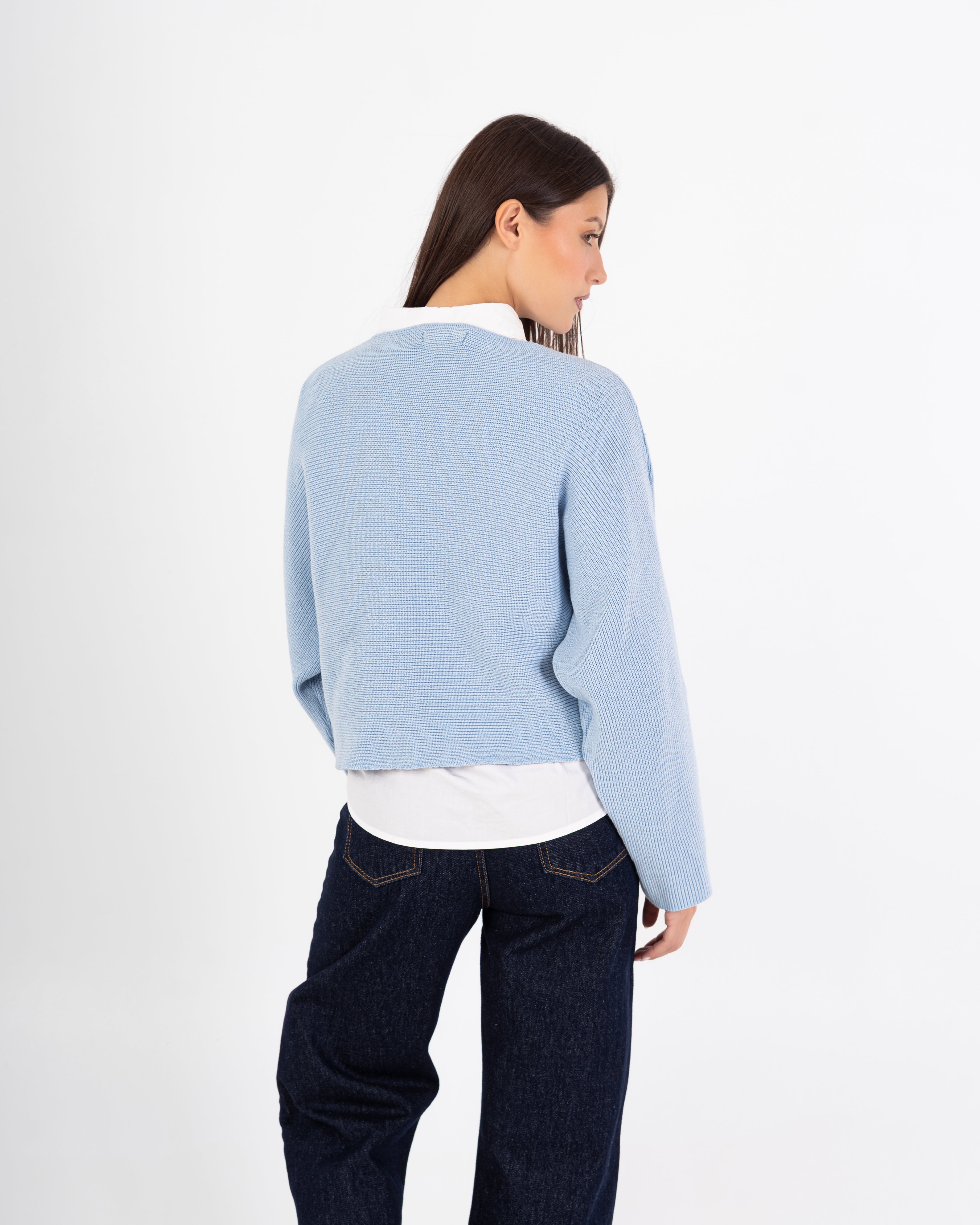 Knitwear Pullover – X-Pattern (Plain)