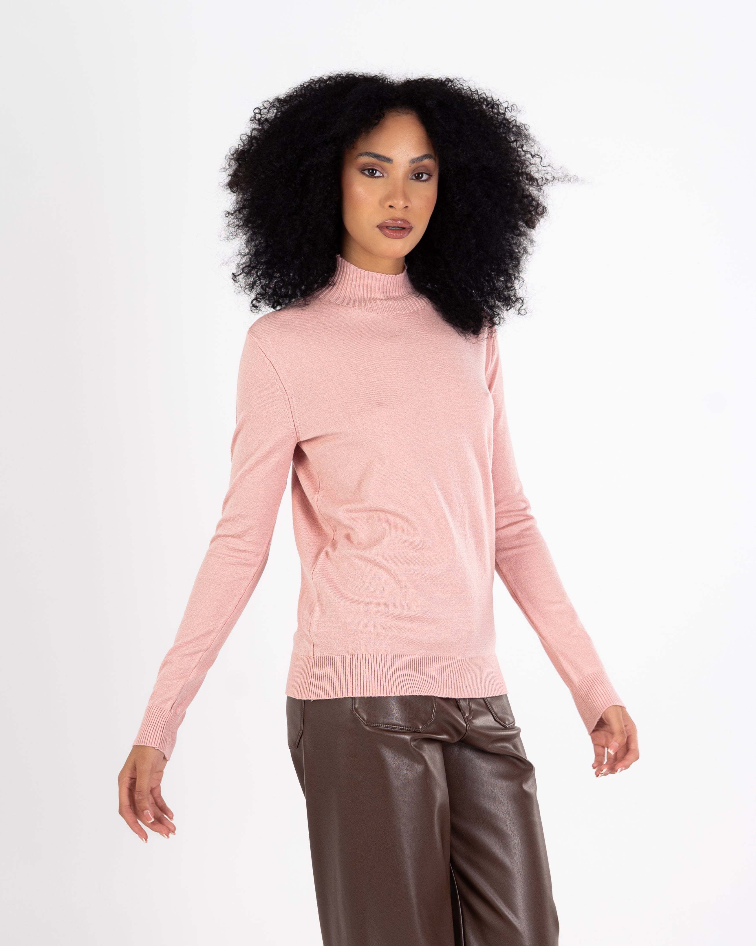 Basic Top – Plain Colors (Half Neck)