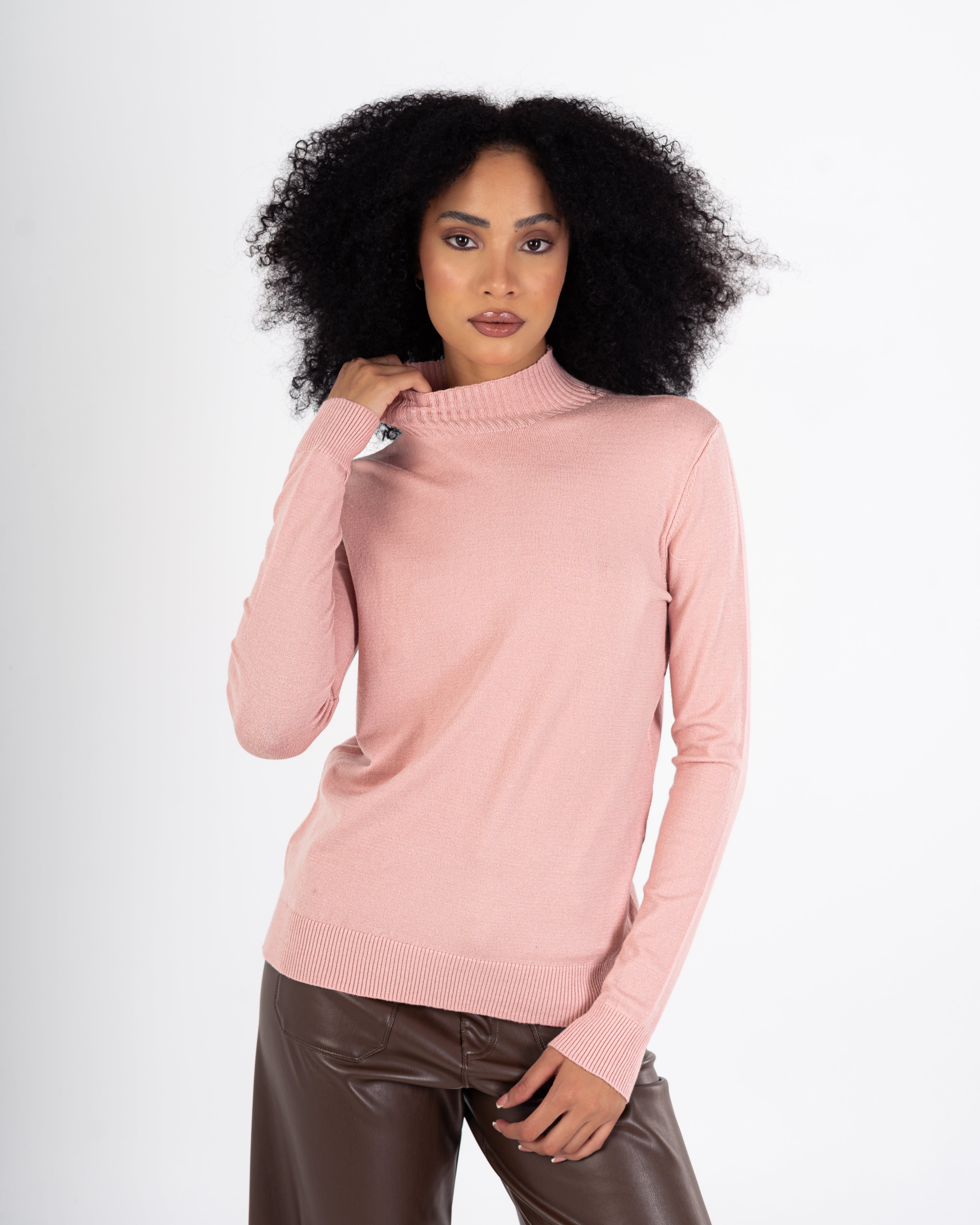 Basic Top – Plain Colors (Half Neck)