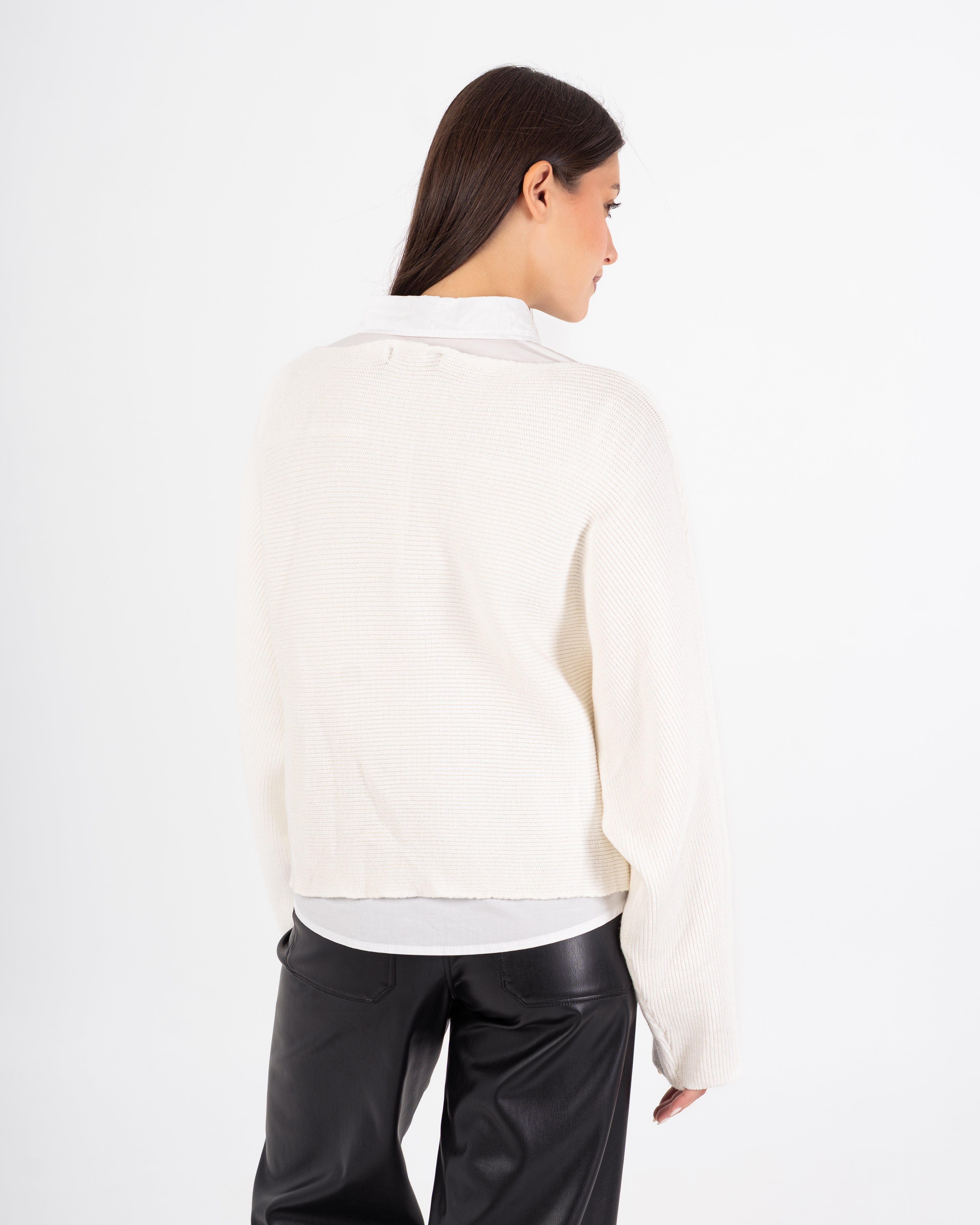 Knitwear Pullover – X-Pattern (Plain)