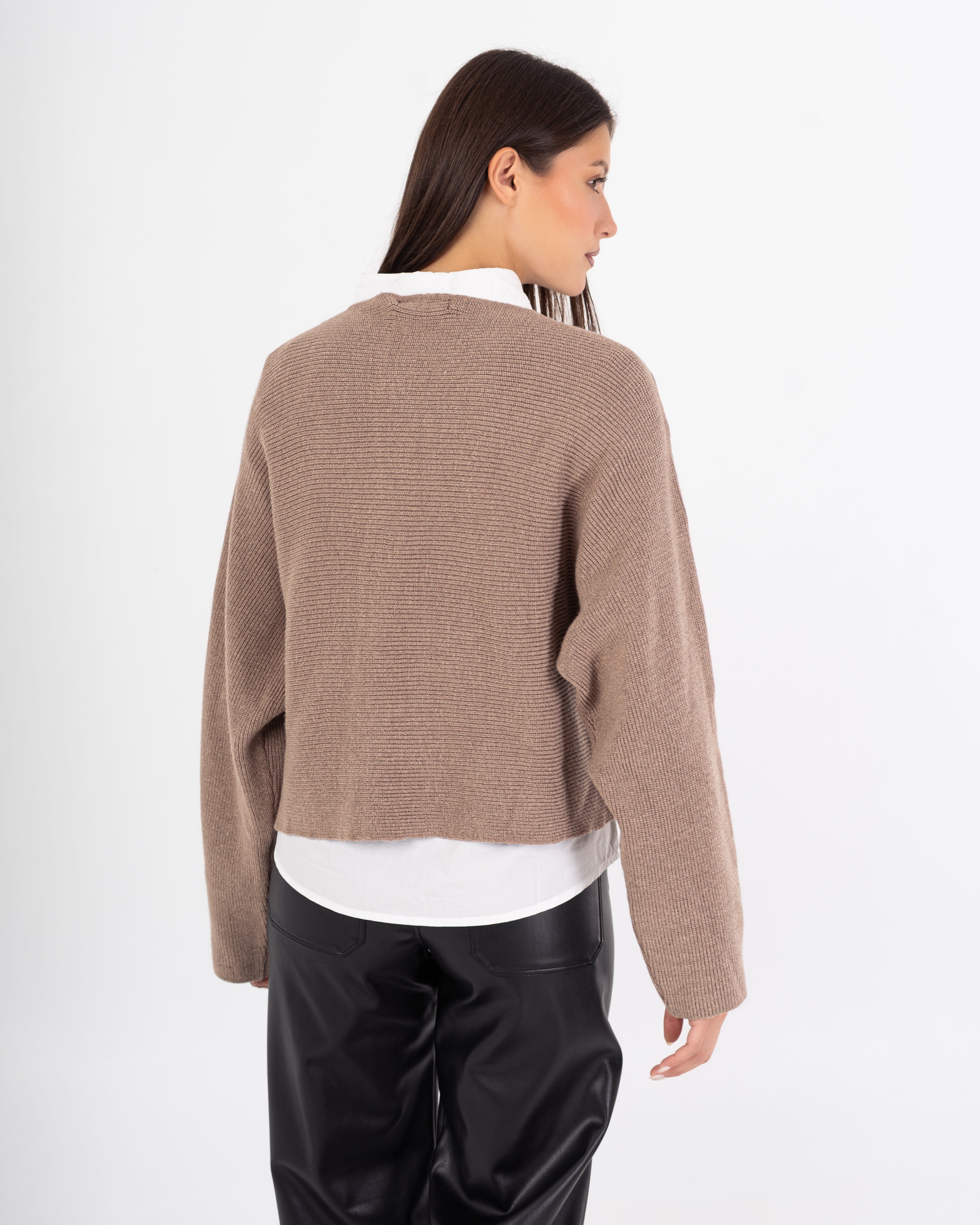 Knitwear Pullover – X-Pattern (Plain)