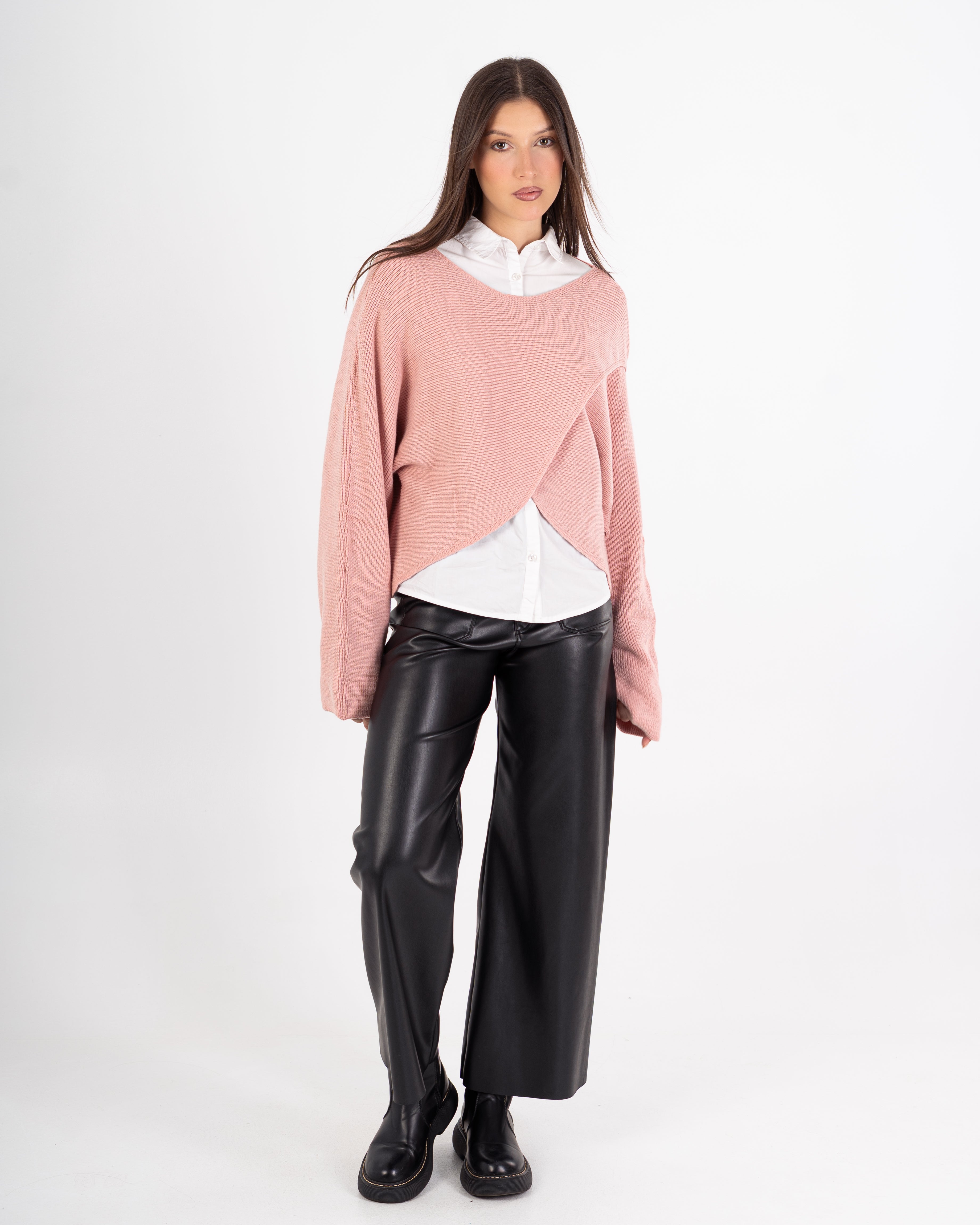 Knitwear Pullover – X-Pattern (Plain)