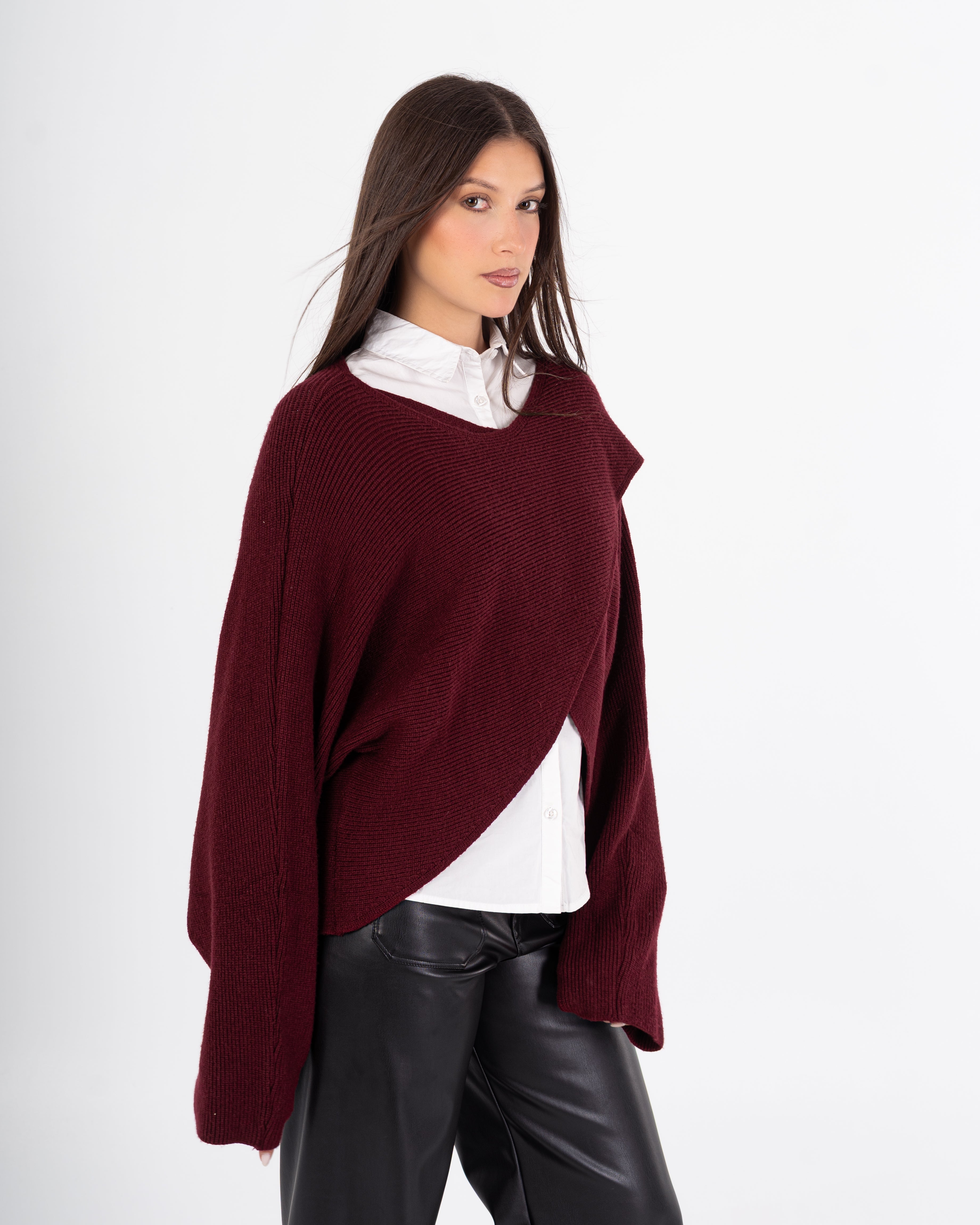 Knitwear Pullover – X-Pattern (Plain)