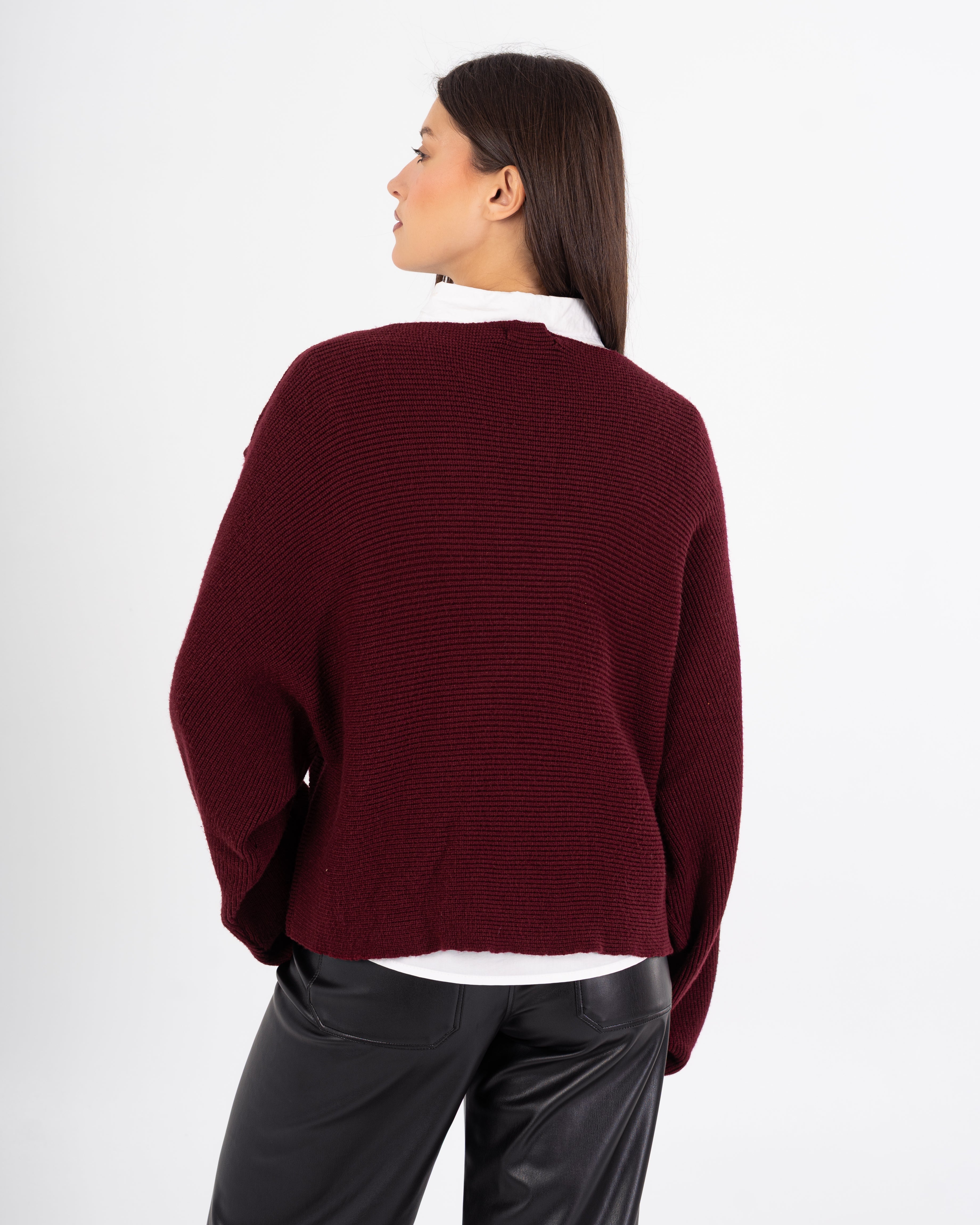 Knitwear Pullover – X-Pattern (Plain)